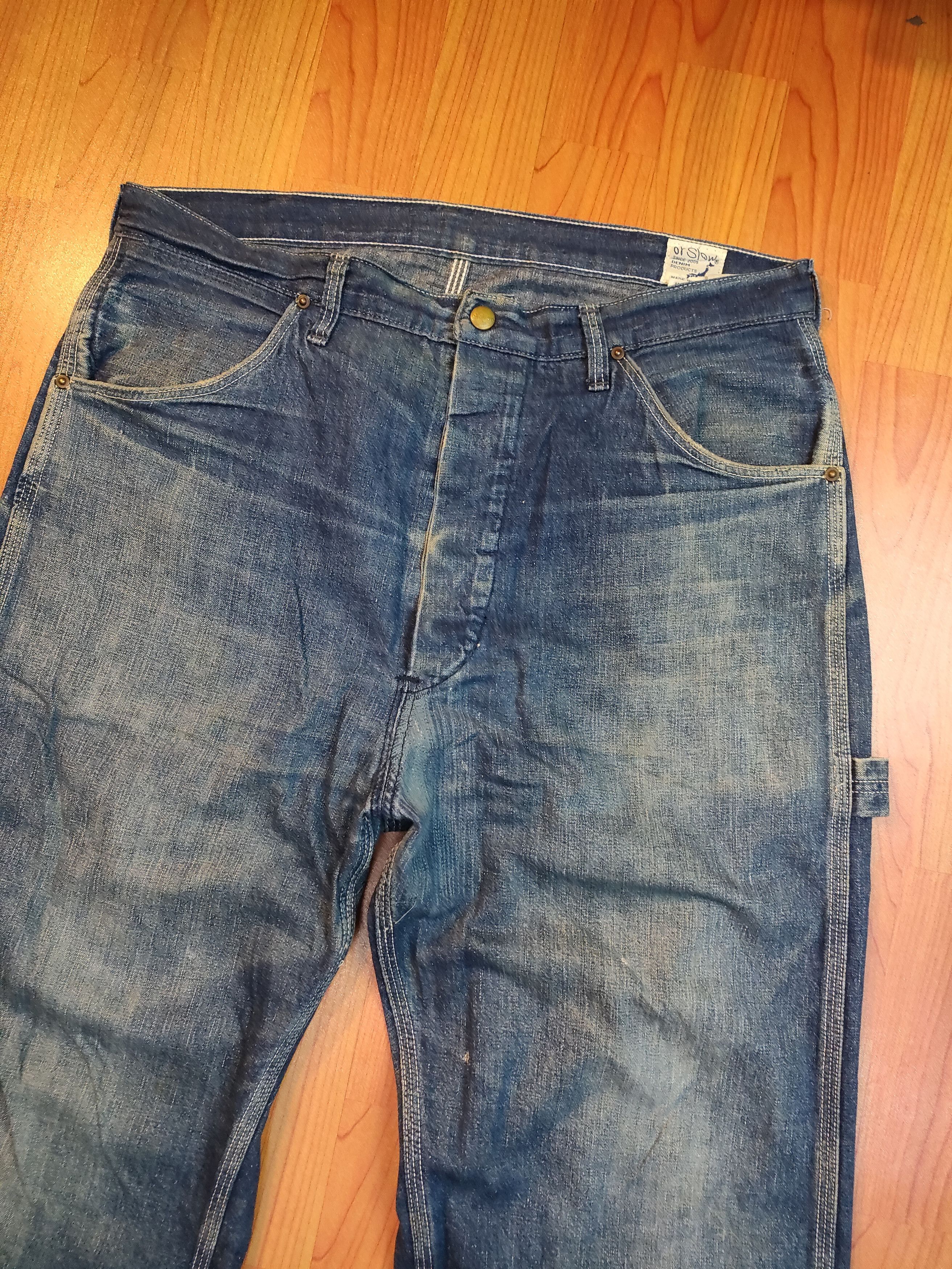 Orslow Or Slow Carpanter Jeans Size US 34 / EU 50 - 6 Thumbnail