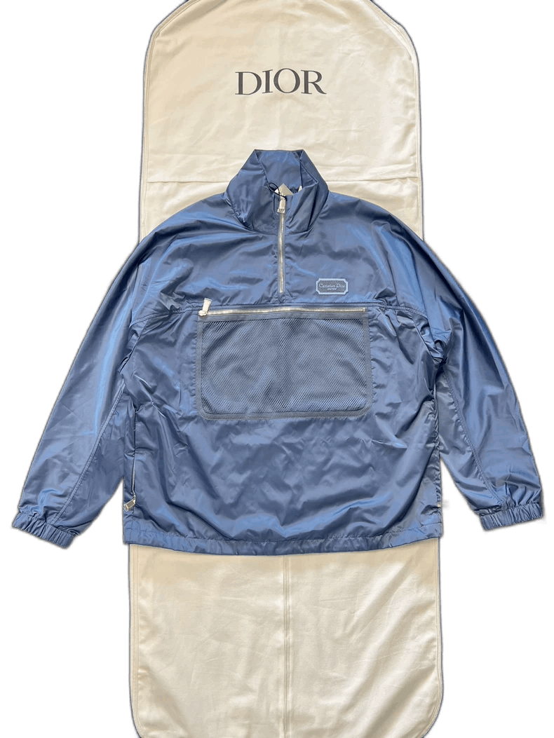 Dior Dior Dior Deep Blue Nylon Jacket with Logo-2507 Size US L / EU 52-54 / 3 - 1 Thumbnail