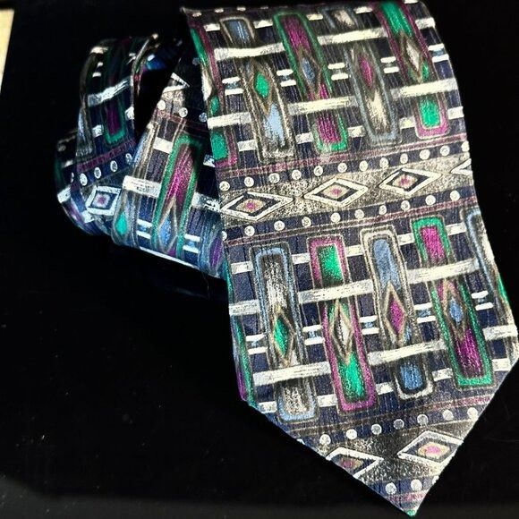 Missoni Missoni African Tribal Painting Art Basquiat Black Brown Men Size ONE SIZE - 6 Thumbnail