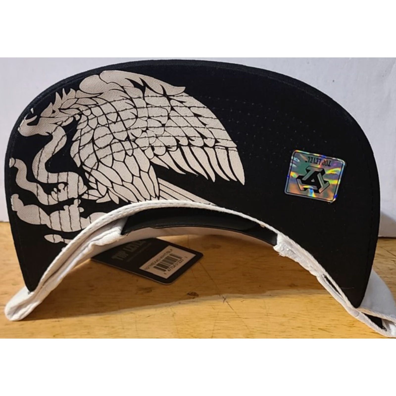 Vintage VINTAGE Mexico Eagle Snake Cactus Mexican Snapback Baseball Cap Men Adjustable White Cotton Size ONE SIZE - 3 Thumbnail