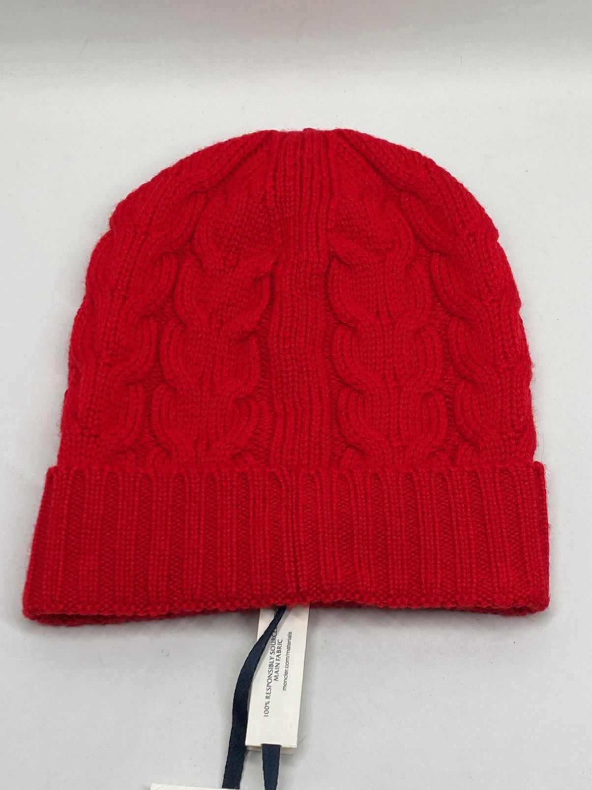 Moncler Moncler Kid’s Cable Knit Logo Beanie Hat size L(12-14 yrs) Size ONE SIZE - 3 Thumbnail