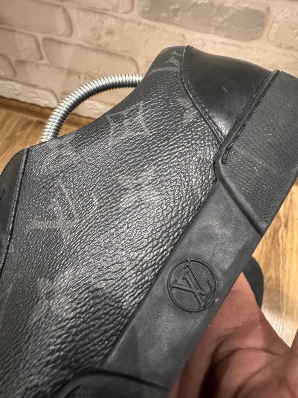 Louis Vuitton Louis Vuitton Match Up Black Monogram Canvas Sneakers Size Size US 6.5 / EU 39-40 - 14 Thumbnail