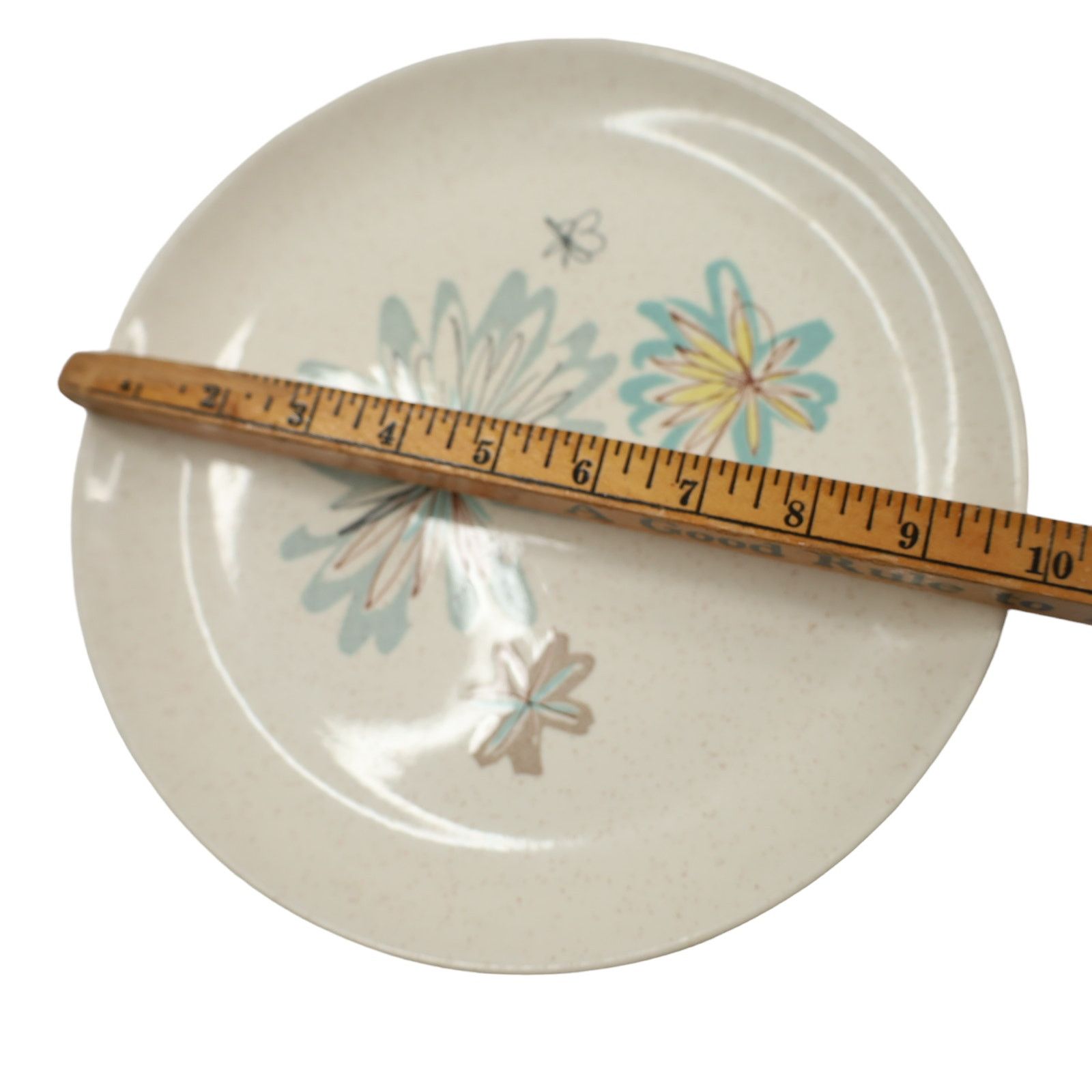 Vintage Vintageg MCM Vernonware "Young in Heart" Floral Ceramic Dish Size ONE SIZE - 5 Thumbnail