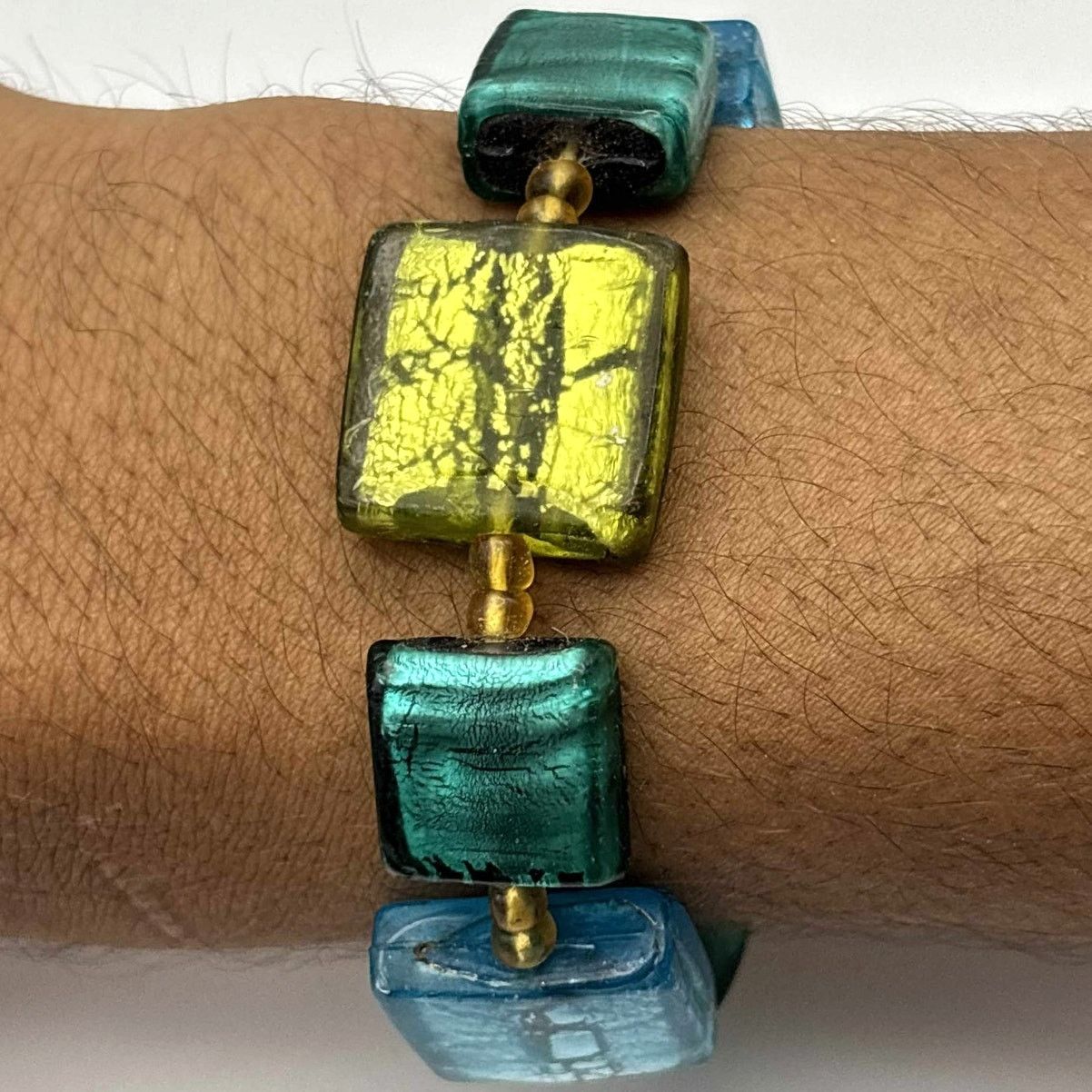 Other Green & Blue Western Stone Bracelet Size ONE SIZE - 1 Thumbnail