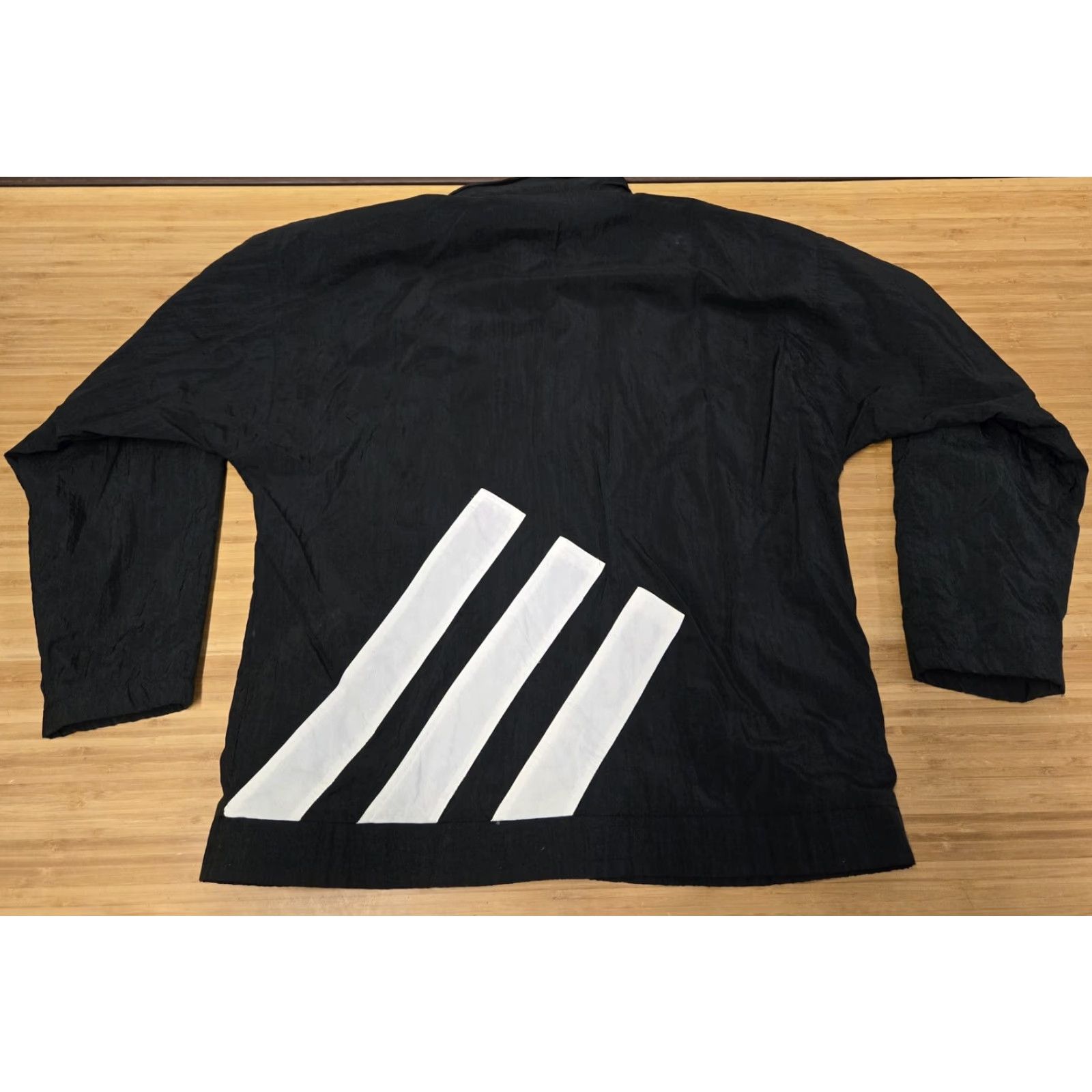 Adidas VINTAGE adidas Jacket Mens Large Black White Trefoil Windbreaker Track 90s Taiwan Size US L / EU 52-54 / 3 - 6 Thumbnail