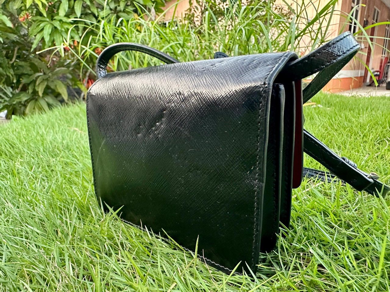 Prada Authentic Prada Vernice Saffiano Leather Mini Crossbody Bag Size ONE SIZE - 3 Thumbnail
