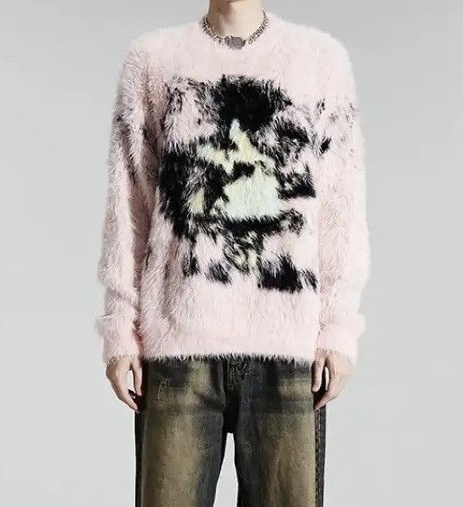 Winter Warm Graffiti Plush Sweater