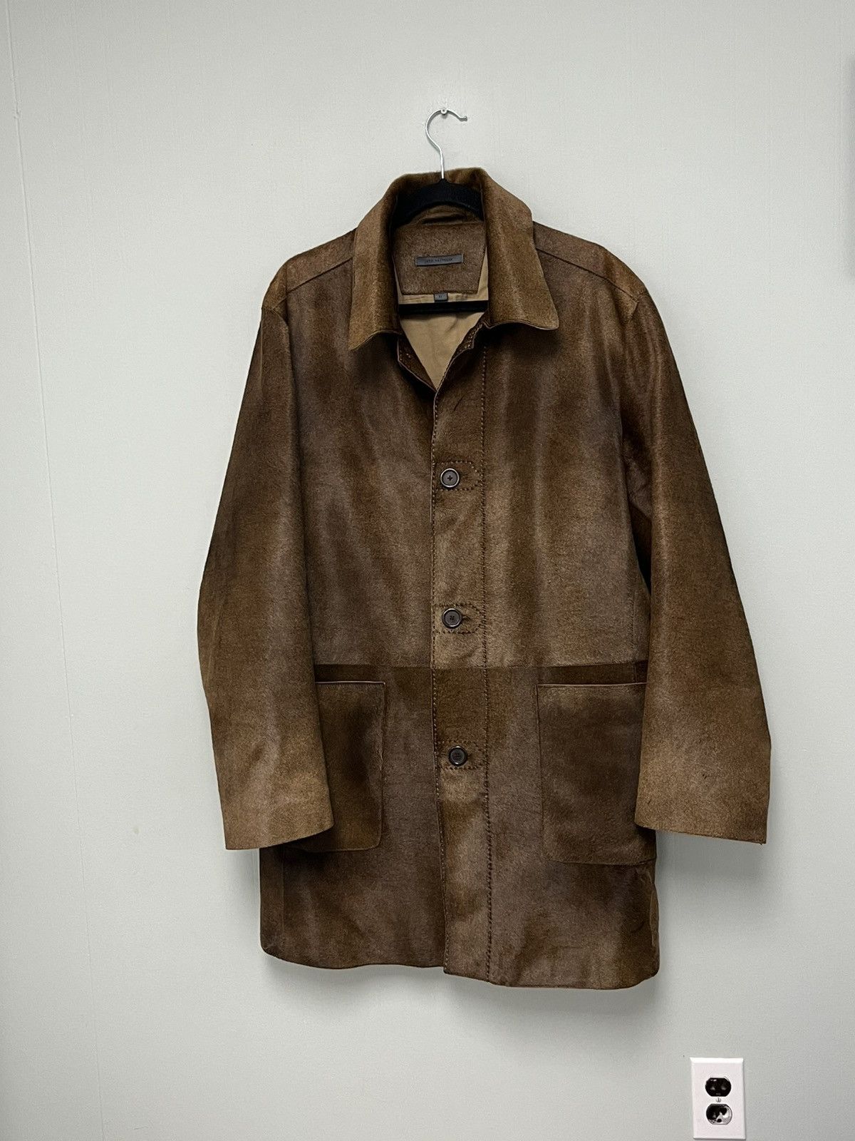 John Varvatos Calf Hair Coat. Size EU 52 USA 42 Size US L / EU 52-54 / 3 - 25 Thumbnail