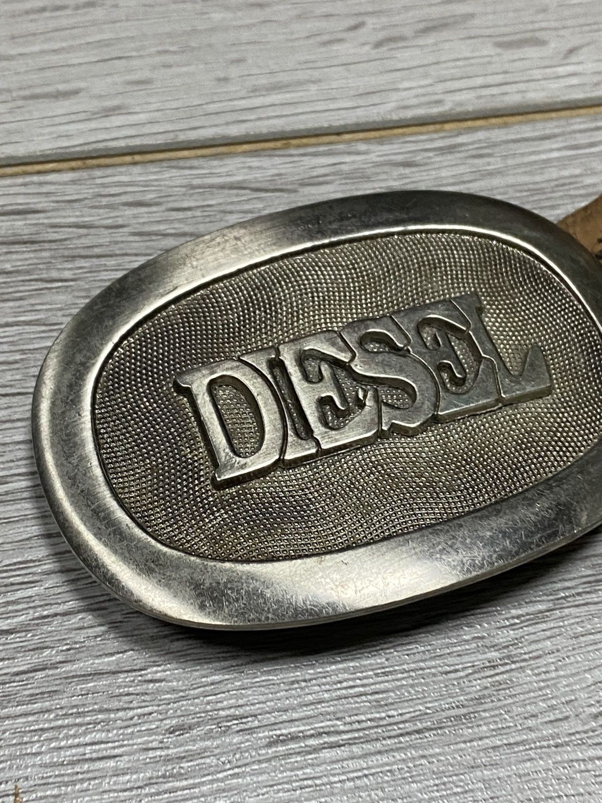 Diesel Diesel western big buckle patterns leather belt cowboy USA Size ONE SIZE - 3 Thumbnail