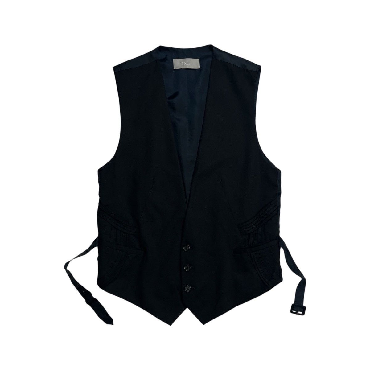 Dior AW 2006 Dior Homme Sculpted Tailoring Vest by Hedi Slimane Size 48R - 1 Thumbnail