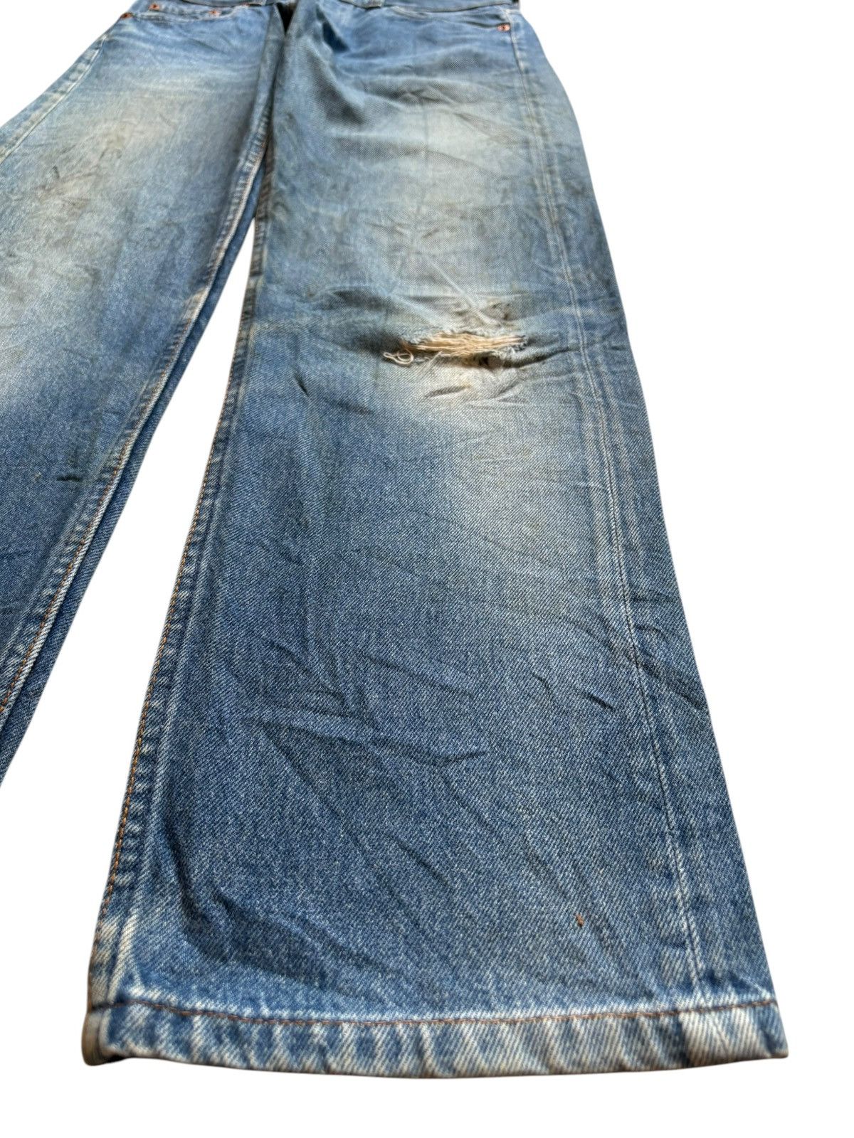 Levi's Vintage 90s Levis 501xx Mud Wash Distressed Jeans Size US 28 / EU 44 - 7 Thumbnail
