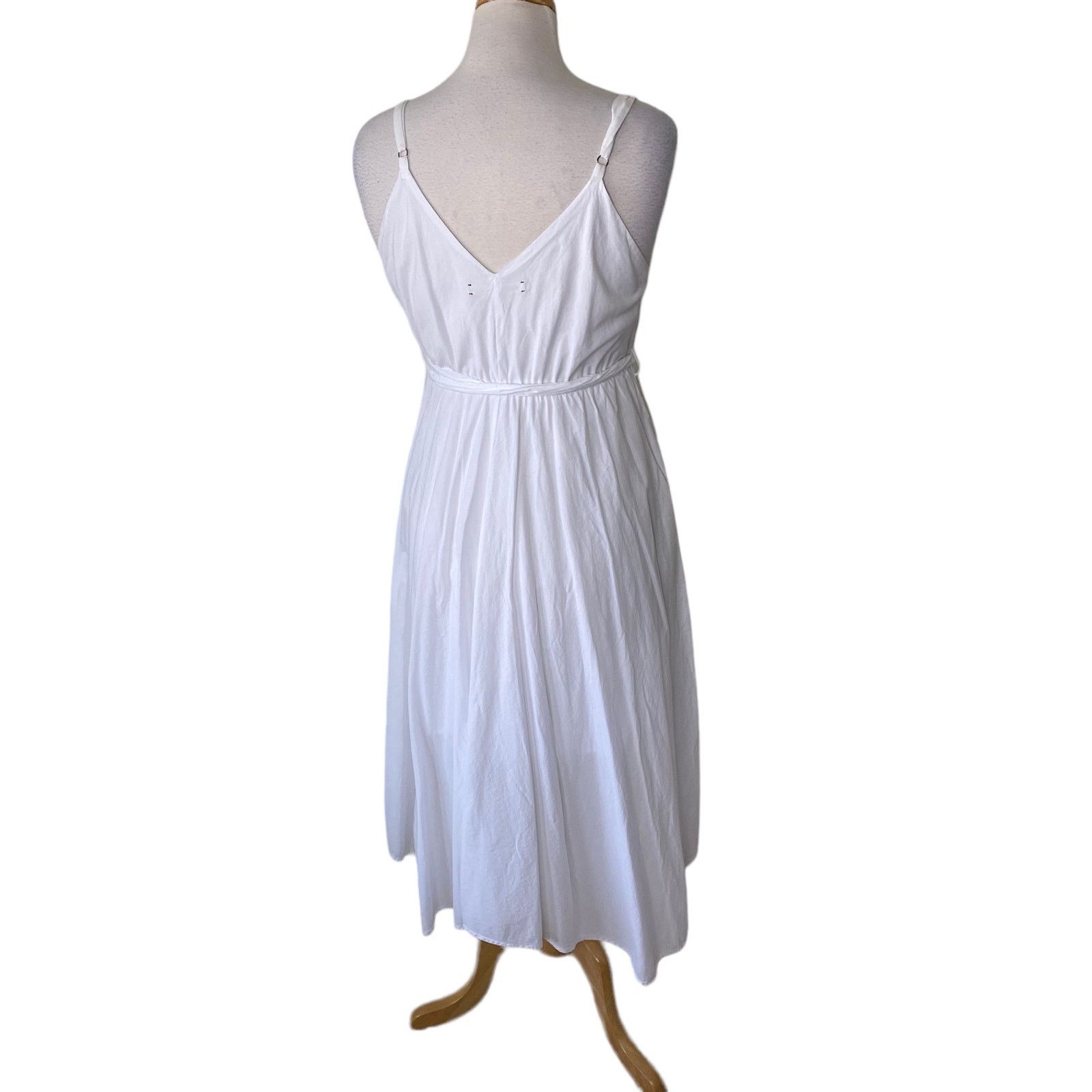 Xirena XIRENA Karolina White 100% Cotton Midi Dress Size Small Size S / US 4 / IT 40 - 4 Thumbnail