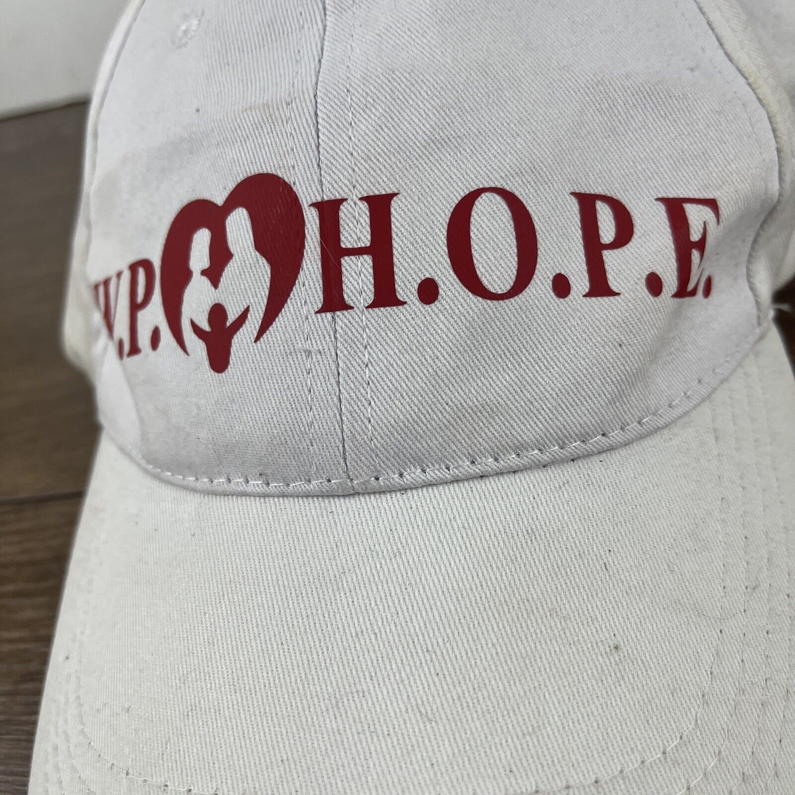 Other WP Hope Hat WP Hope White Hat Adjustable Adult Size Hat Whit Size ONE SIZE - 7 Thumbnail