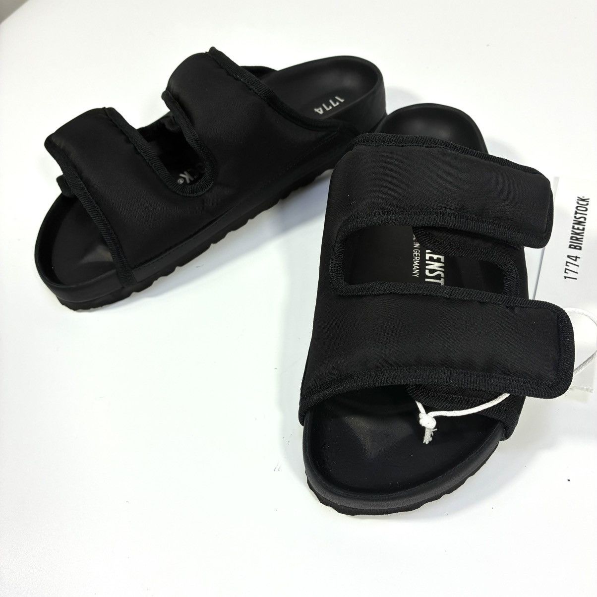 Birkenstock Birkenstock 1774 Arizona Cosny Nylon Sandals Black 38 7 NEW Size US 7 / IT 37 - 8 Thumbnail