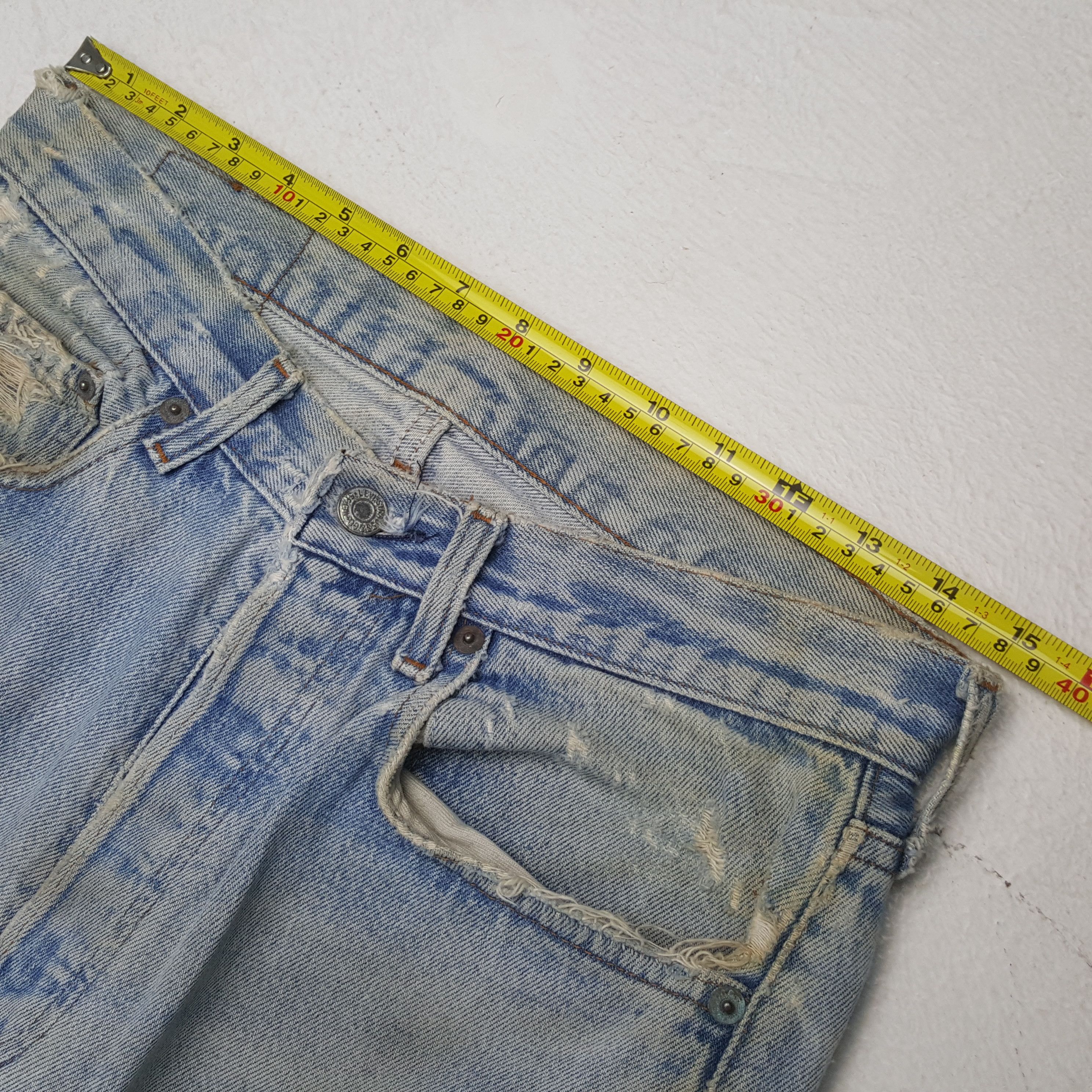 Levi's Levis Streetwear Style Distressed Jeans RR20 Size US 30 / EU 46 - 7 Thumbnail