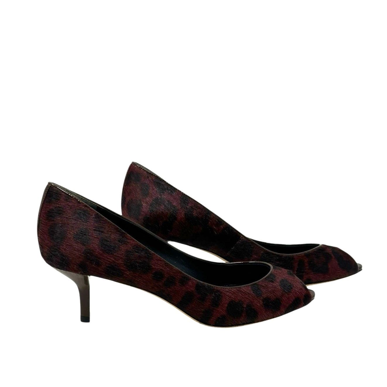 Brian Atwood Brian Atwood animal print calf hair leather pumps size 6 Size US 6 / IT 36 - 17 Thumbnail
