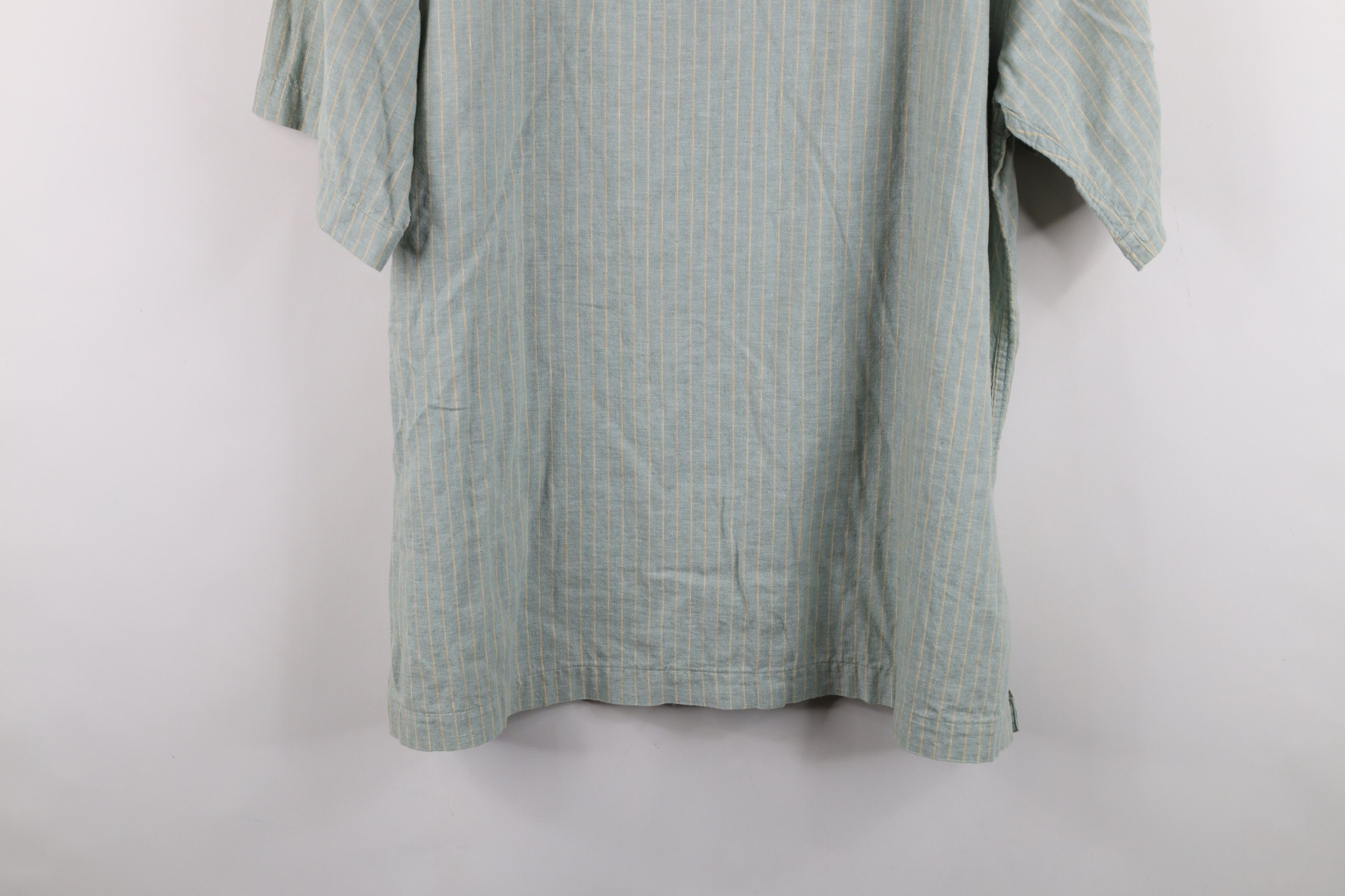 Vintage Vintage 90s Streetwear Striped Short Sleeve Button Shirt Size US XL / EU 56 / 4 - 13 Thumbnail