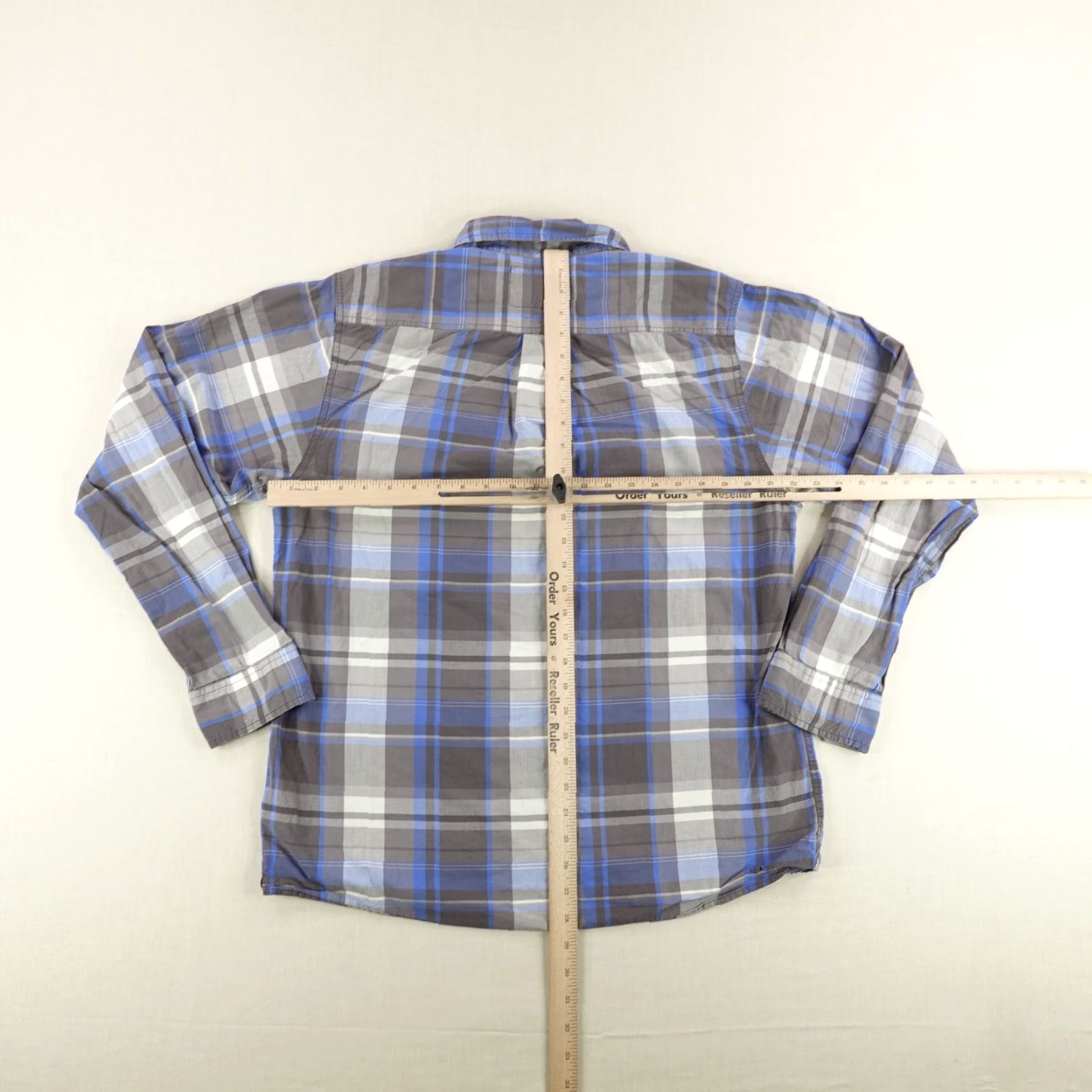 The North Face North Face Men’s Shirt L Blue Plaid Cotton Long Sleeve Outdoors Hiking Casual Size US L / EU 52-54 / 3 - 5 Thumbnail