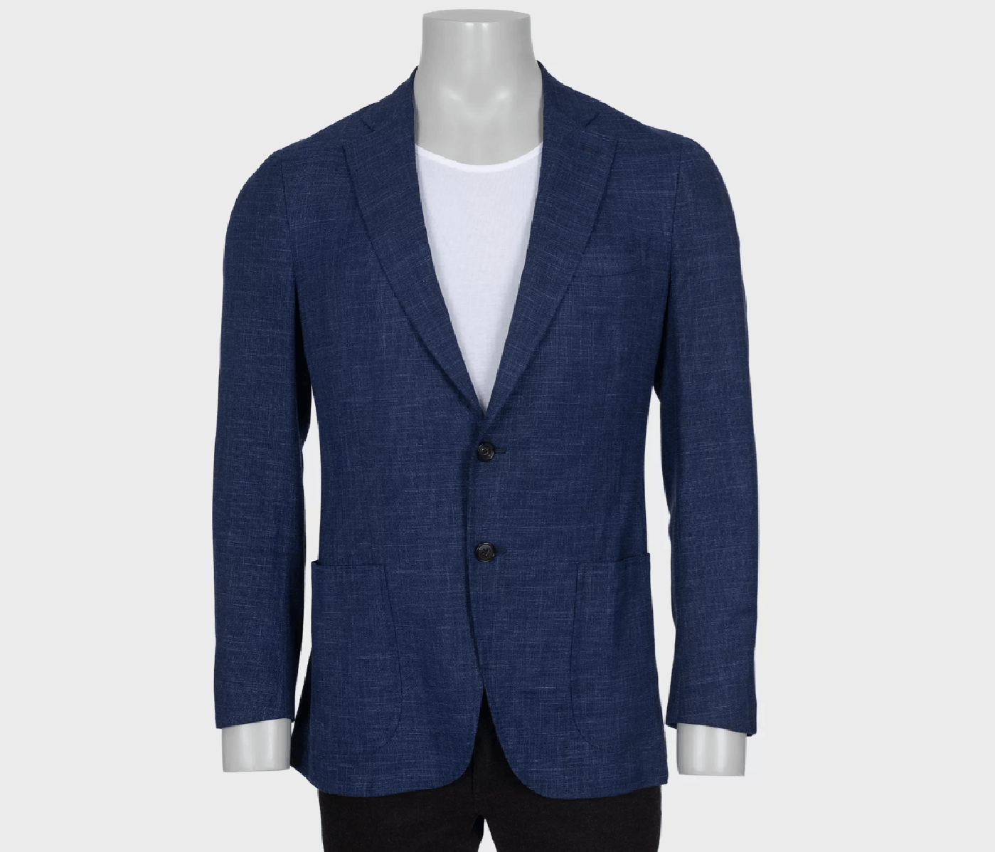 Isaia Isaia Blue Wool Silk Linen Blazer Jacket IT50 L Size 50S - 1 Thumbnail