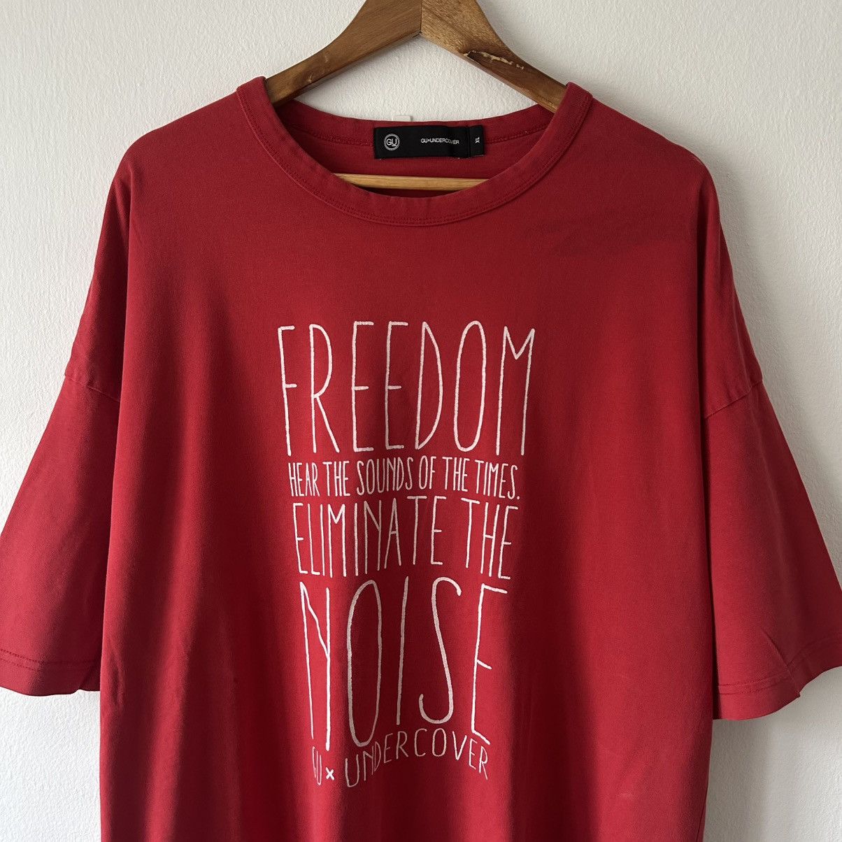 GU × Undercover GU Undercover Freedom Noise T Shirt Size US XL / EU 56 / 4 - 2 Thumbnail