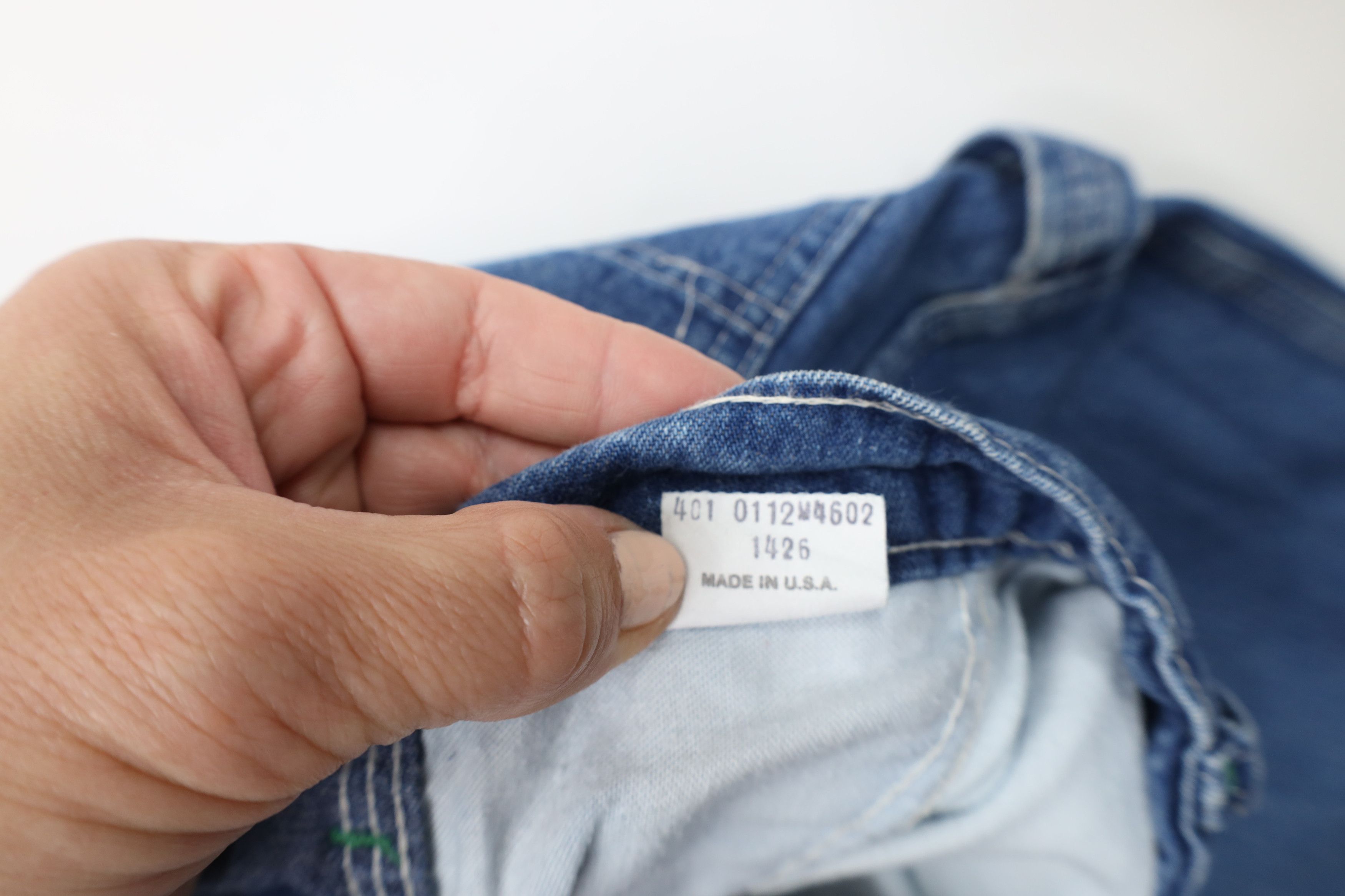 Vintage Vintage 60s OshKosh B'Gosh Wide Leg Dungaree Jeans USA Size US 44 / EU 60 - 10 Thumbnail