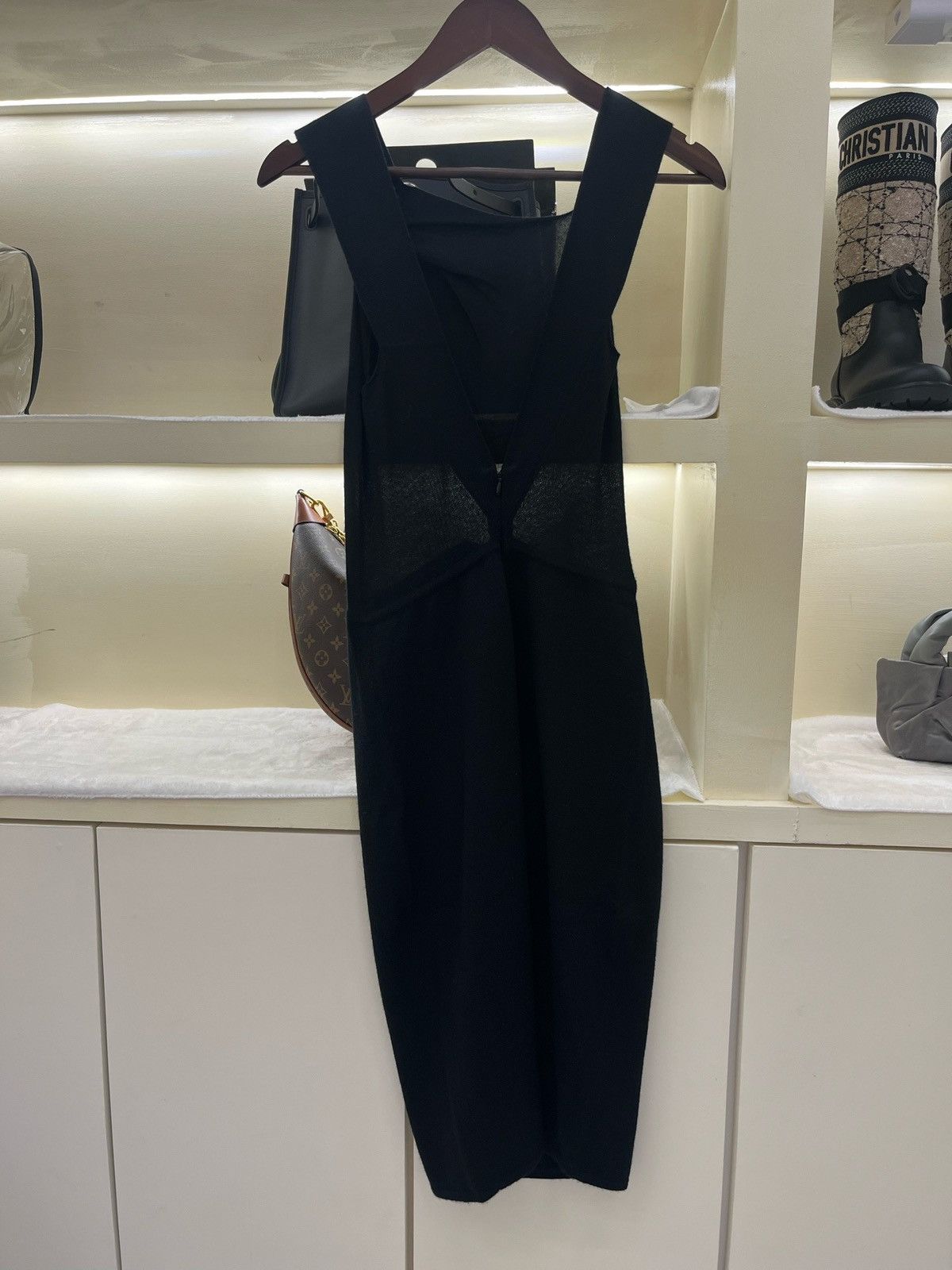 Chanel Chanel Black Knitted Dress K26WX Size XS / US 0-2 / IT 36-38 - 3 Thumbnail