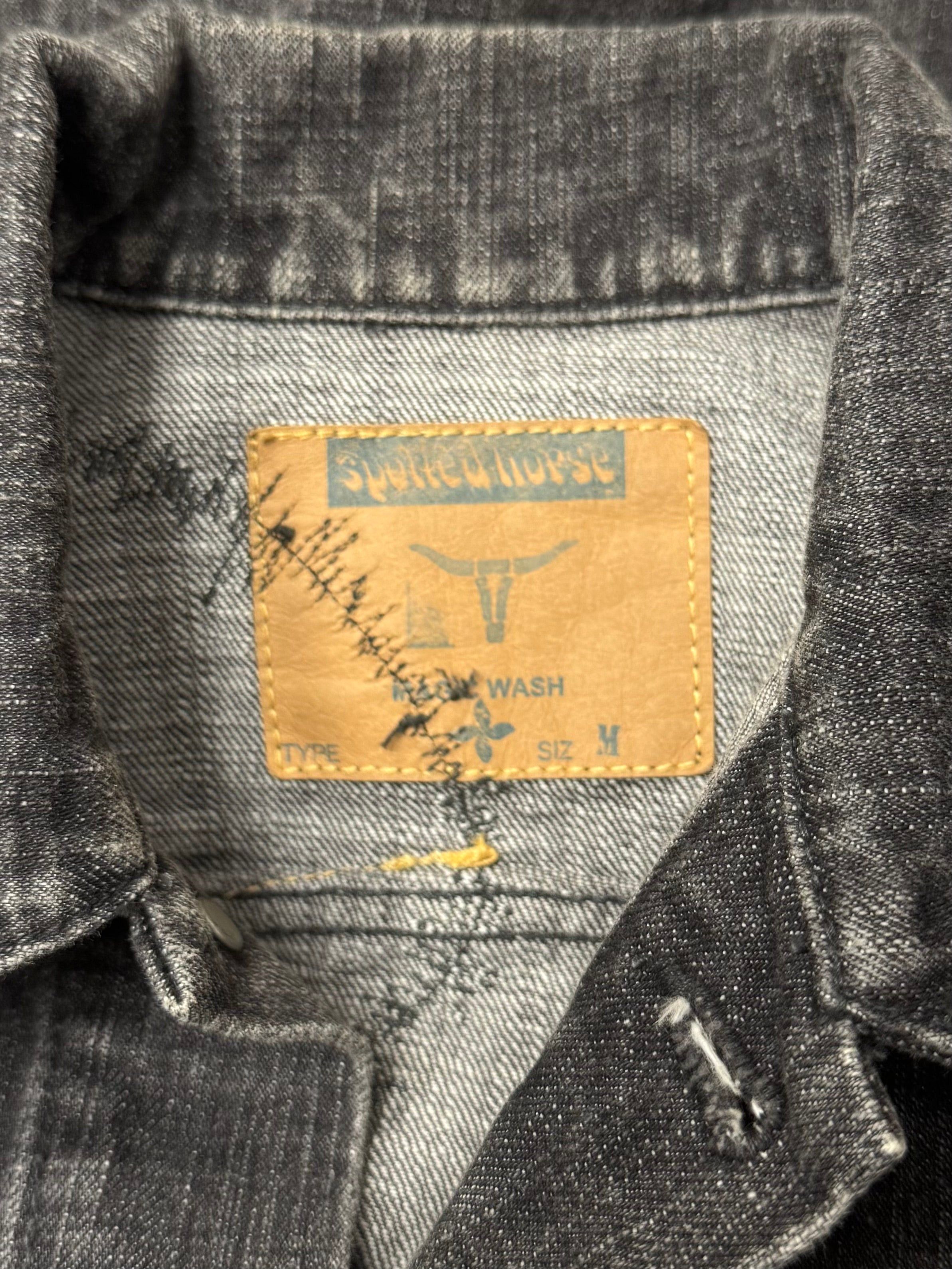 Yohji Yamamoto Vintage Yohji Yamamoto ‘Y’s’ X Spotted Horse Leopard Patch Denim Jacket Size US M / EU 48-50 / 2 - 3 Thumbnail