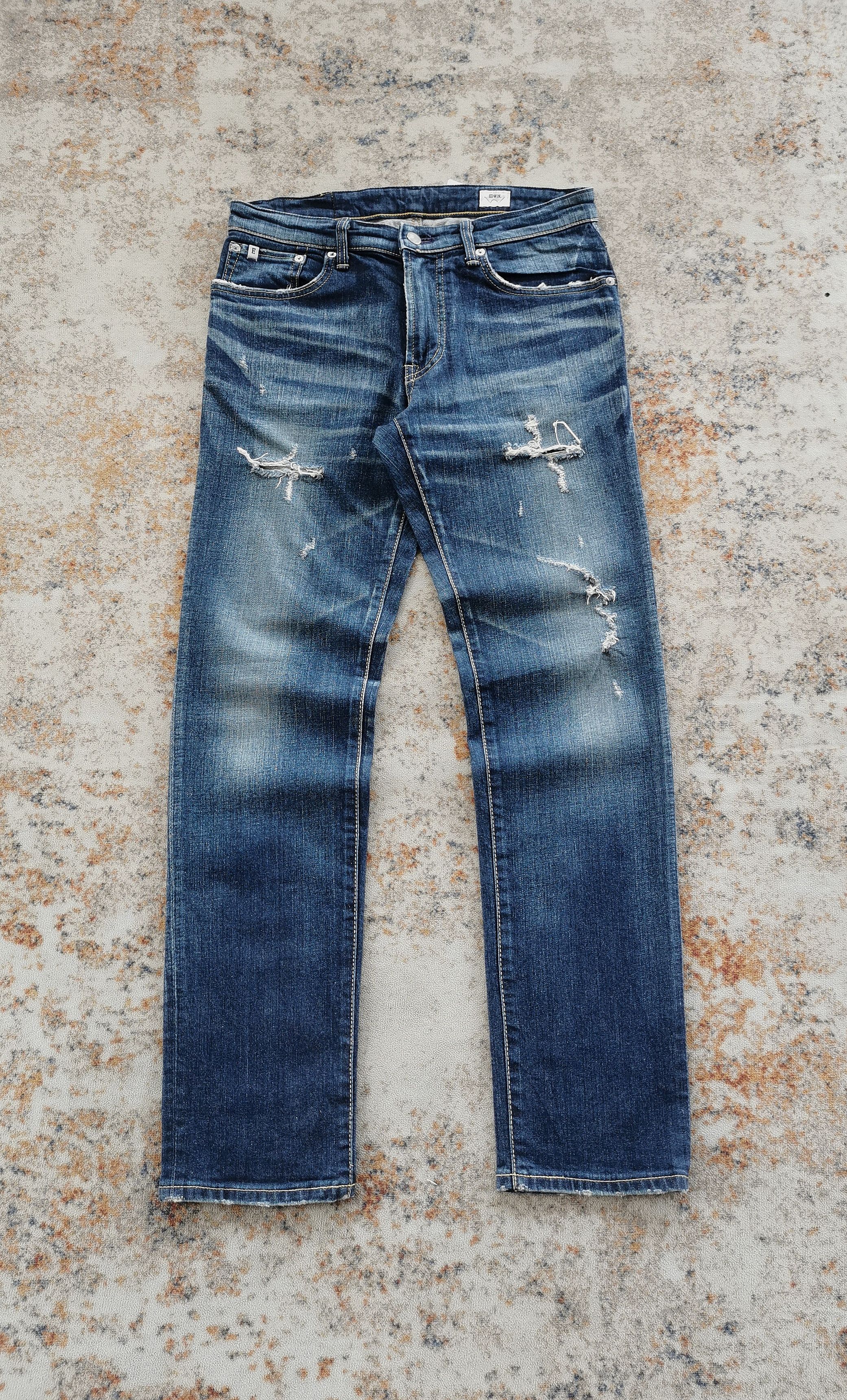 Edwin Avantgarde Edwin Distressed Slim Jeans Size US 32 / EU 48 - 1 Thumbnail