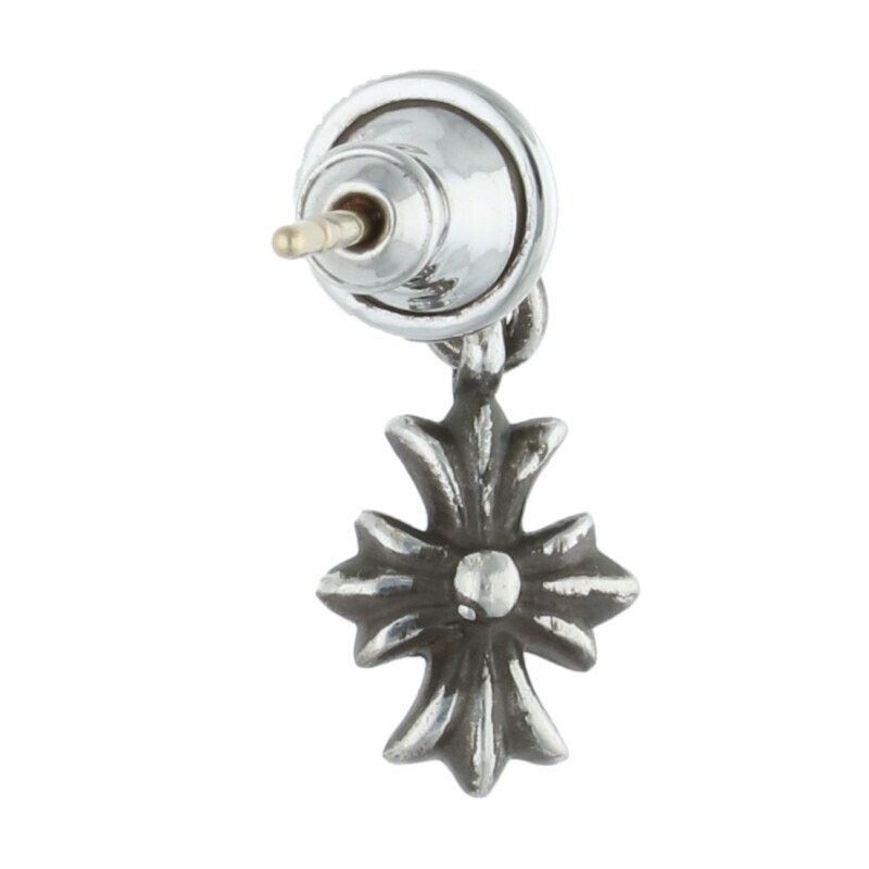 Chrome Hearts Chrome Hearts Tiny ECH Plus Drop Earring Silver Size ONE SIZE - 2 Thumbnail