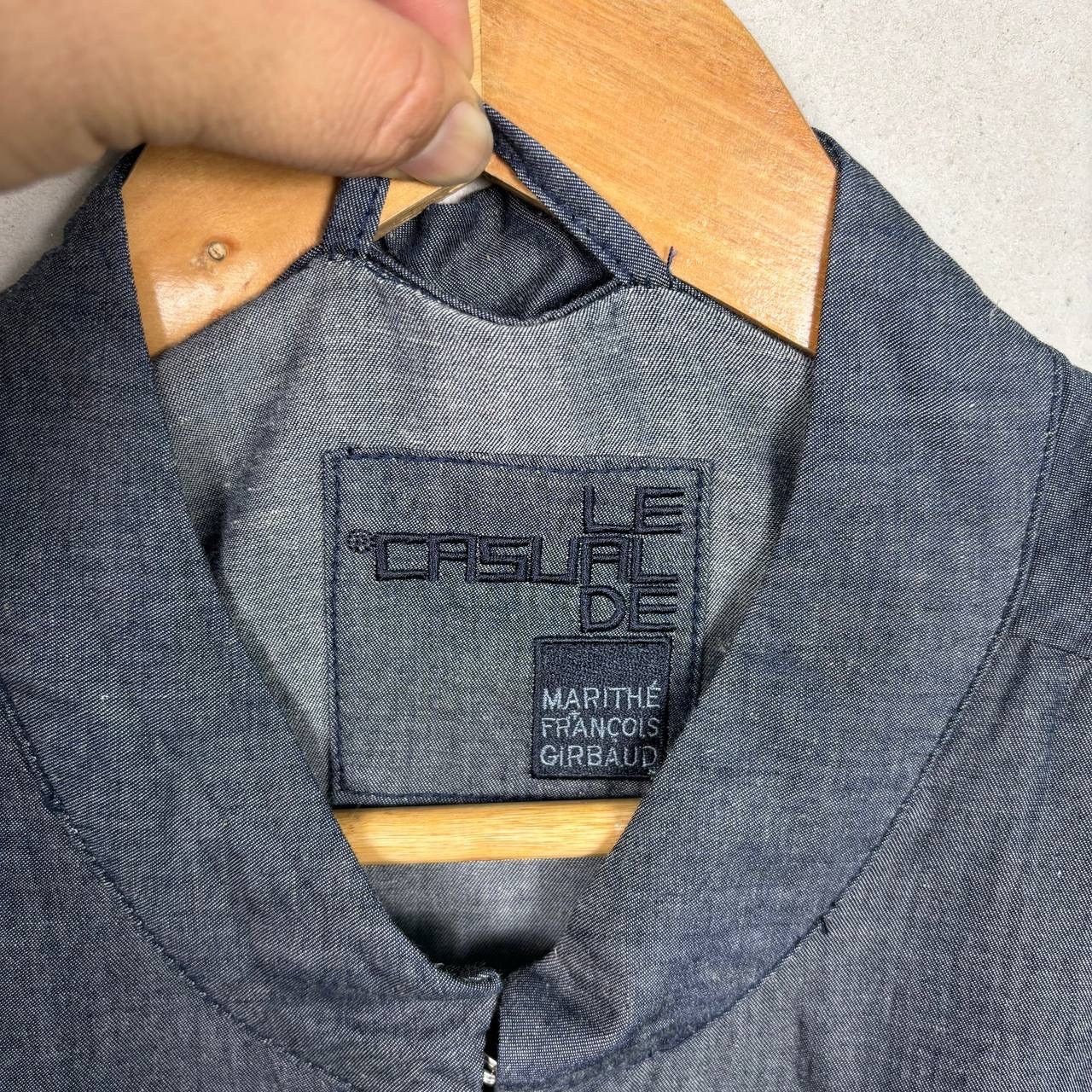 Marithe + Francois Girbaud Girbaud Archive Denim Tunic Frog Closure Jacket M 90s Size M / US 6-8 / IT 42-44 - 5 Thumbnail