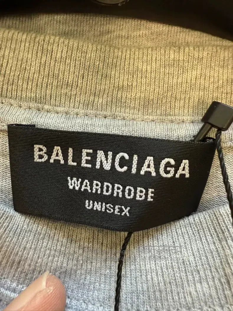 Balenciaga Balenciaga Grey Front and Back Logo Short Sleeve T-Shirt S Size US S / EU 44-46 / 1 - 3 Thumbnail