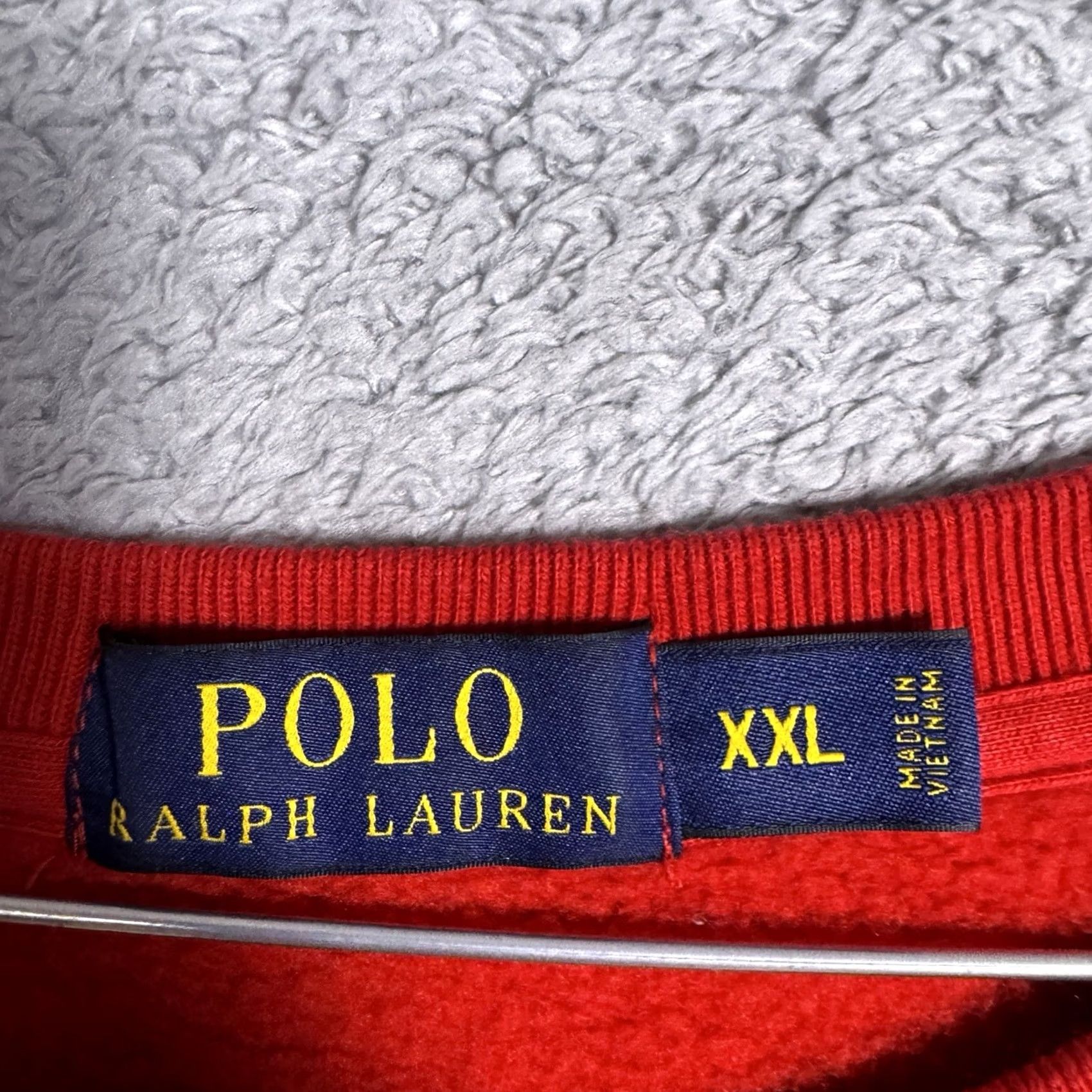 Polo Ralph Lauren Polo Ralph Lauren XXL Mens Sweatshirt Tech Pullover Red Knit Cotton Classic Cool Size US XXL / EU 58 / 5 - 6 Thumbnail