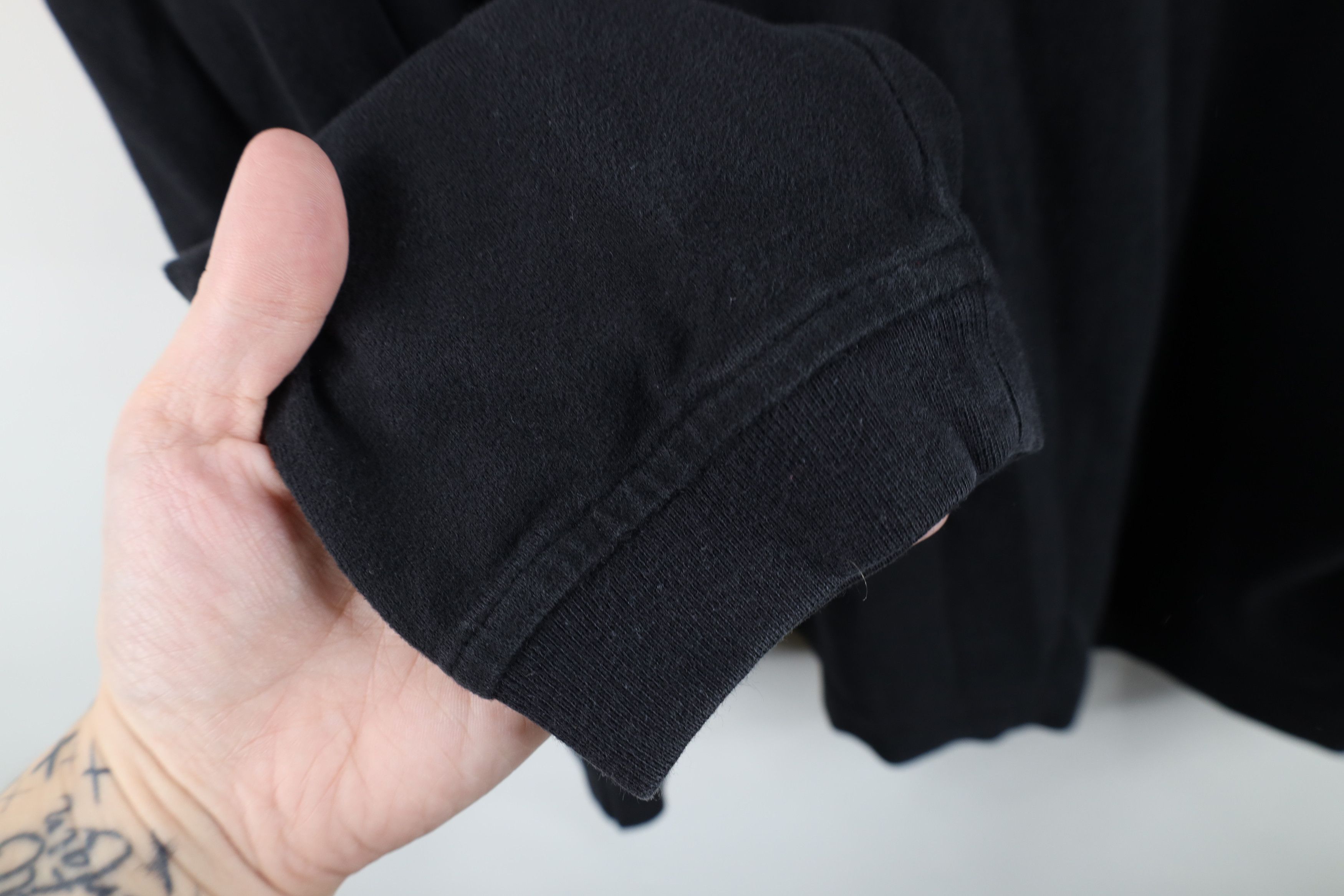 Brooks Brothers Vintage Brooks Brothers Soft Cloth Mock Neck T-Shirt Black Size US L / EU 52-54 / 3 - 7 Thumbnail