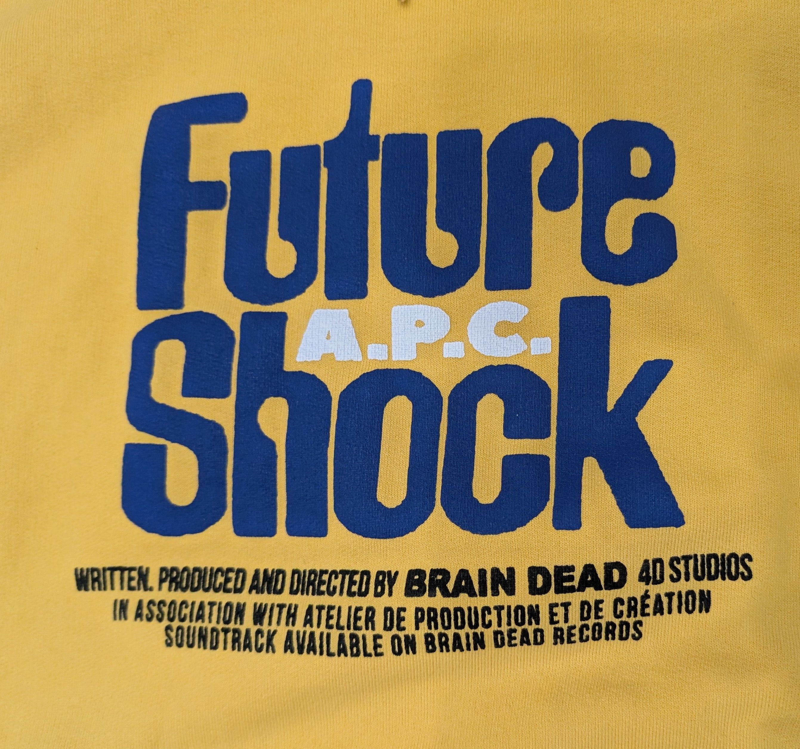 A.P.C. × Brain Dead A.P.C. x Brain Dead Future Shock Hoodie Made in Portugal Size US S / EU 44-46 / 1 - 6 Thumbnail