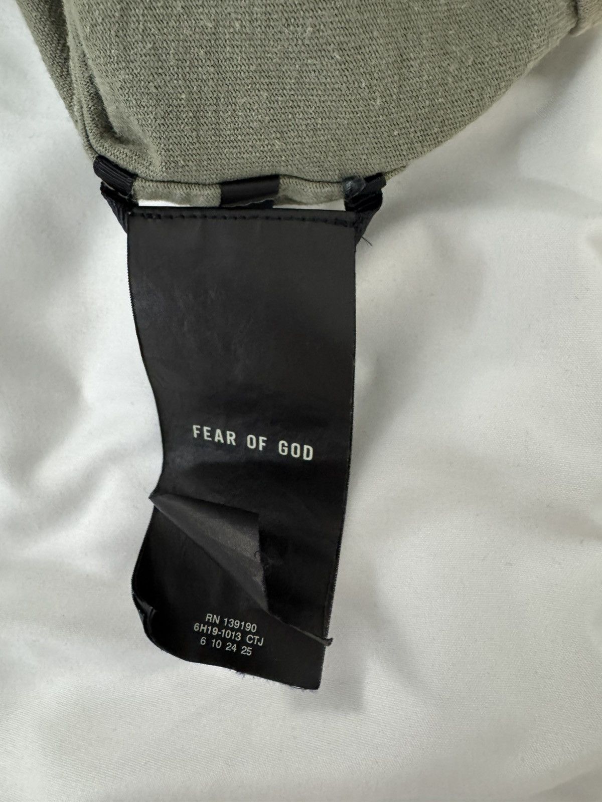 Fear of God Fear of God Sixth Collection Green FG Tee Size US XS / EU 42 / 0 - 8 Thumbnail