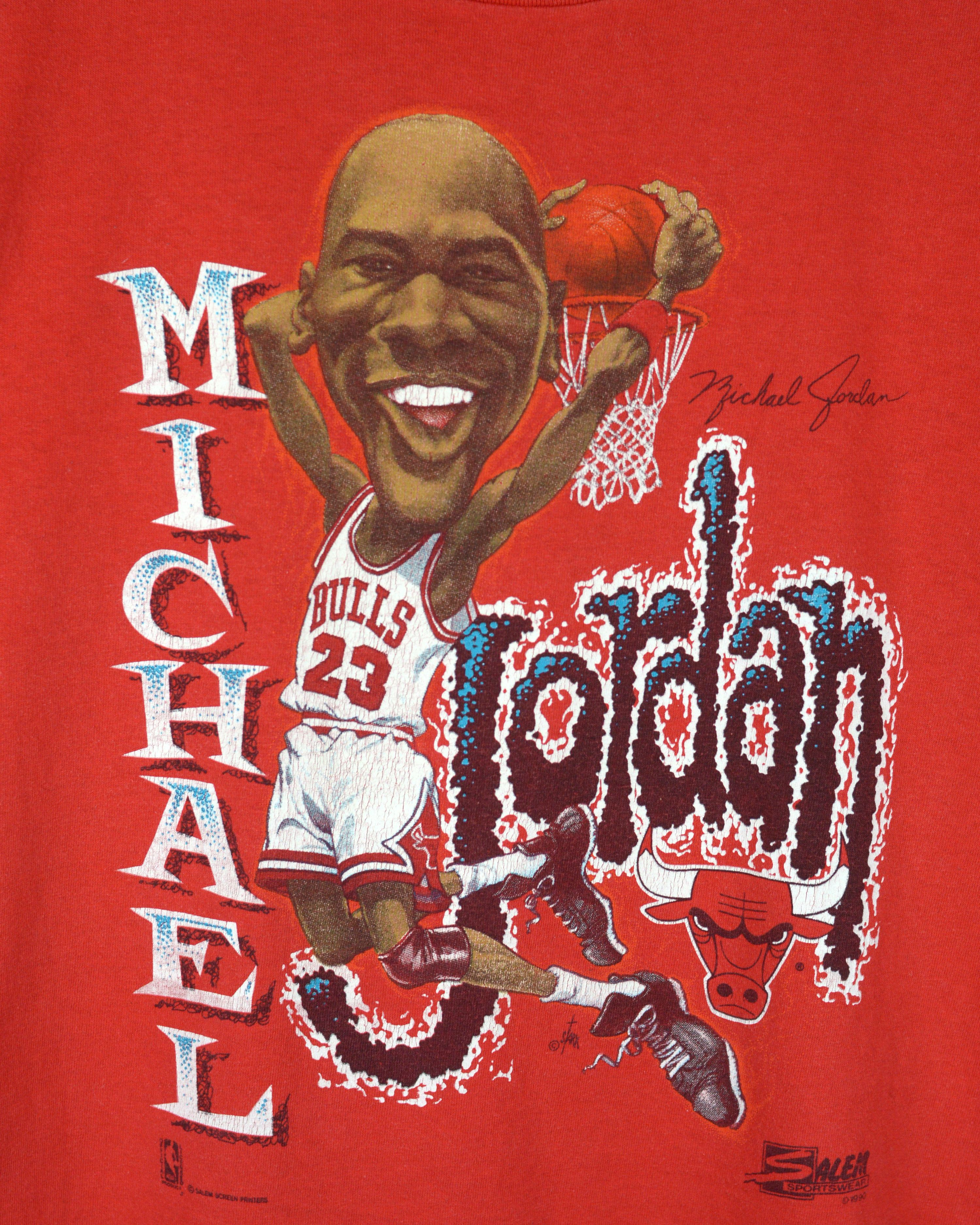 Jordan Brand × NBA × Vintage Vintage Michael Jordan Bulls 23 90s t shirt Size US M / EU 48-50 / 2 - 2 Thumbnail