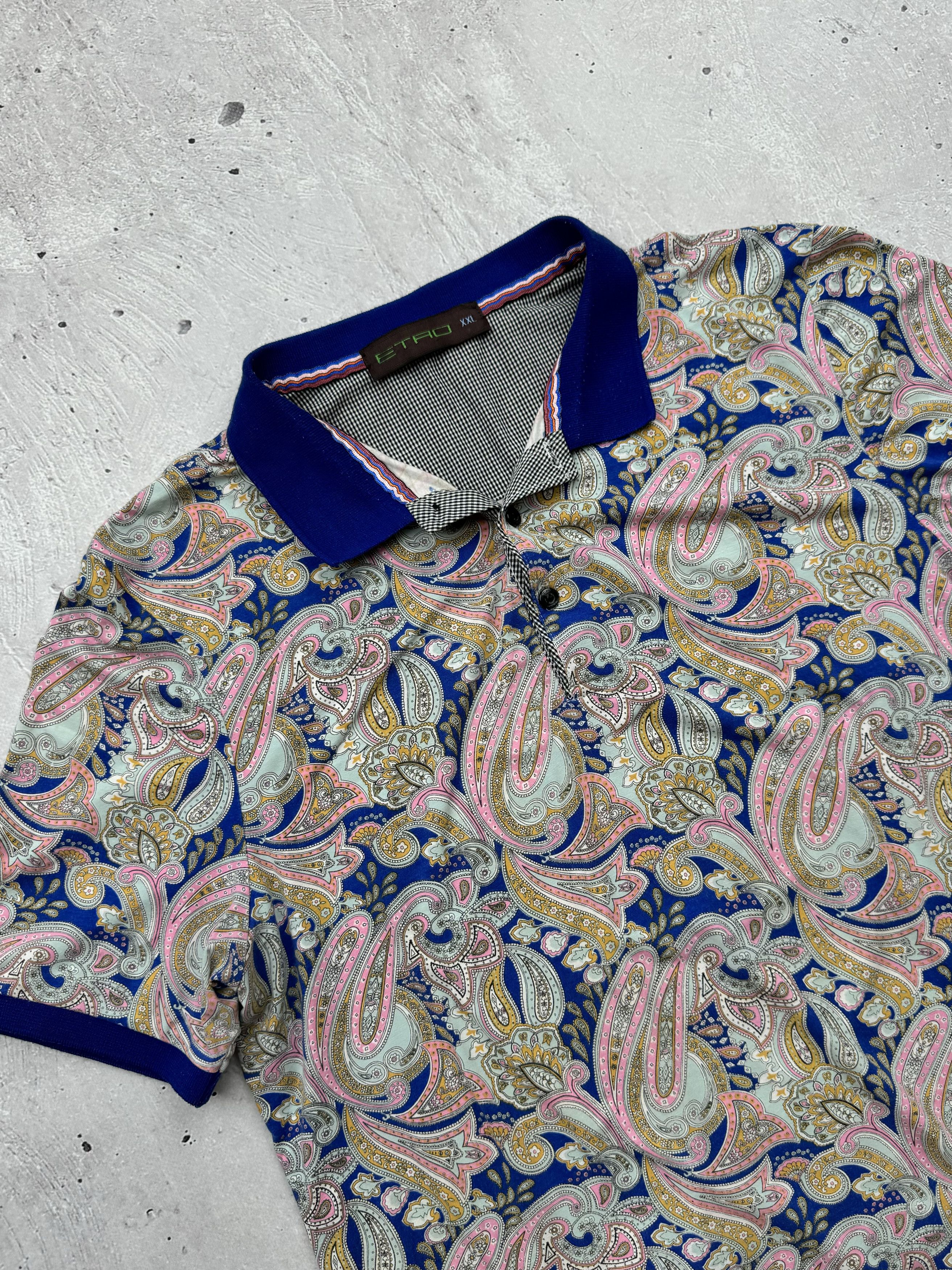 Etro ETRO Vintage Printed T-Shirt Size US L / EU 52-54 / 3 - 2 Thumbnail