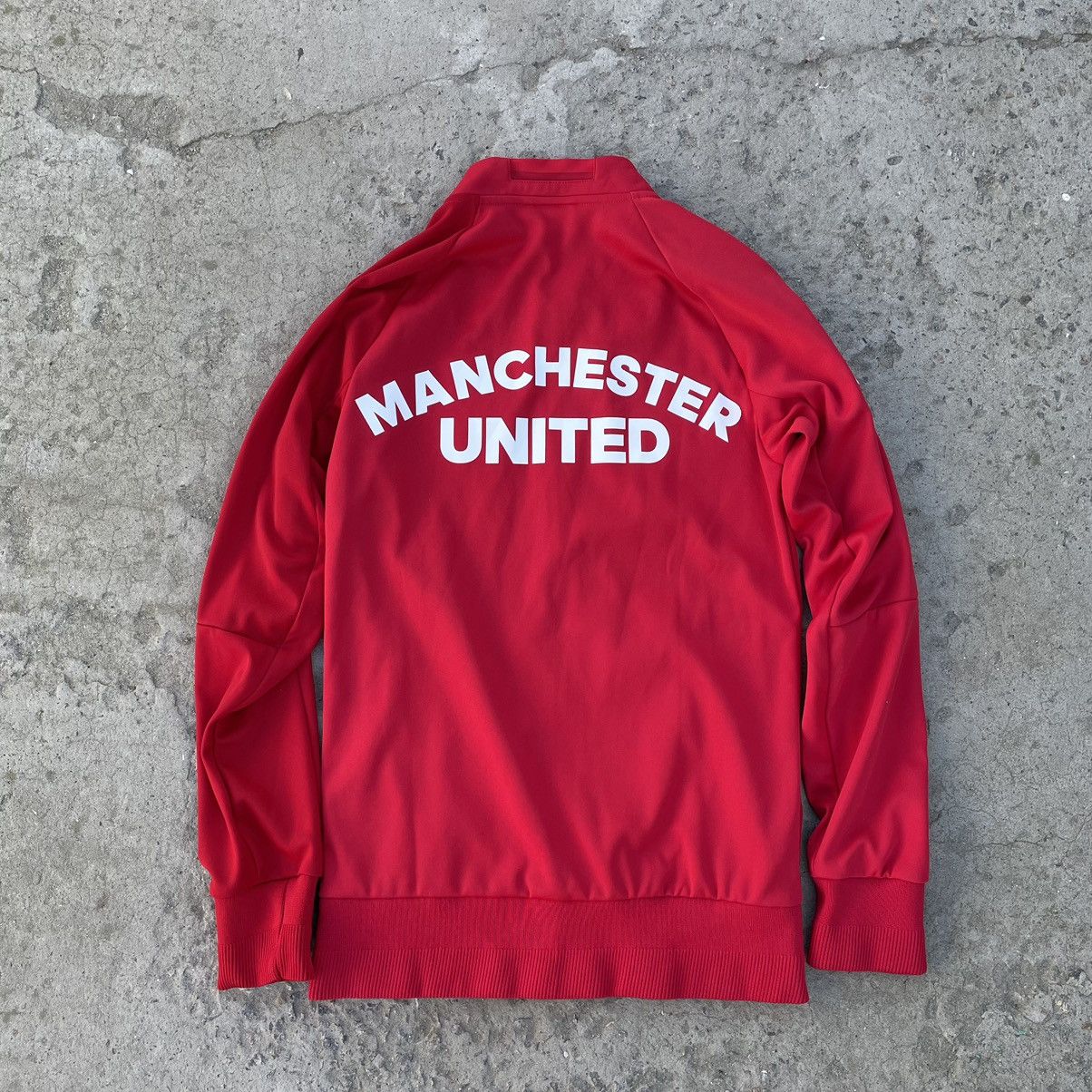 Adidas Vintage Adidas Manchester United Zip Sweater Y2K Football Size US S / EU 44-46 / 1 - 2 Thumbnail