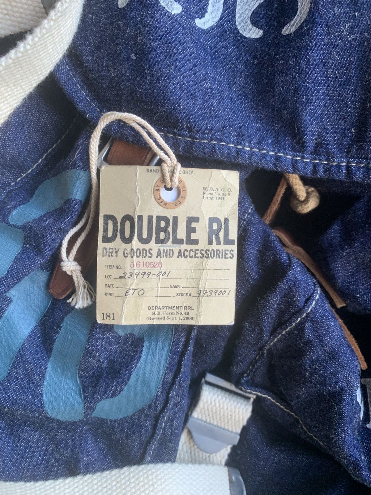 RRL Ralph Lauren RRL COLLINS BACKPACK / RUCKSACK Size 38 - 8 Thumbnail
