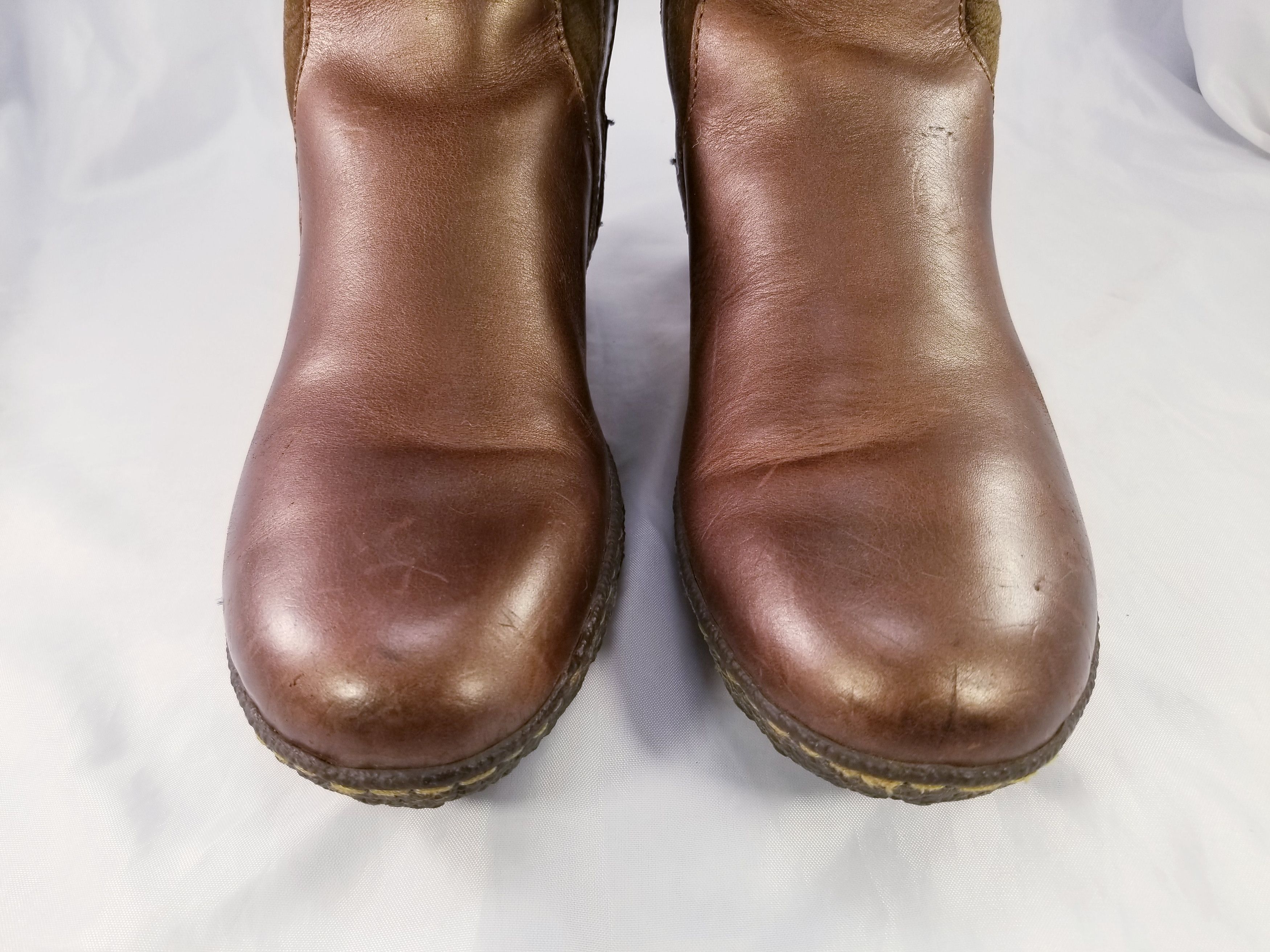 Born SHEARLING SHEEPSKIN WINTER WEDGES PLATFORM Size US 9 / IT 39 - 7 Thumbnail