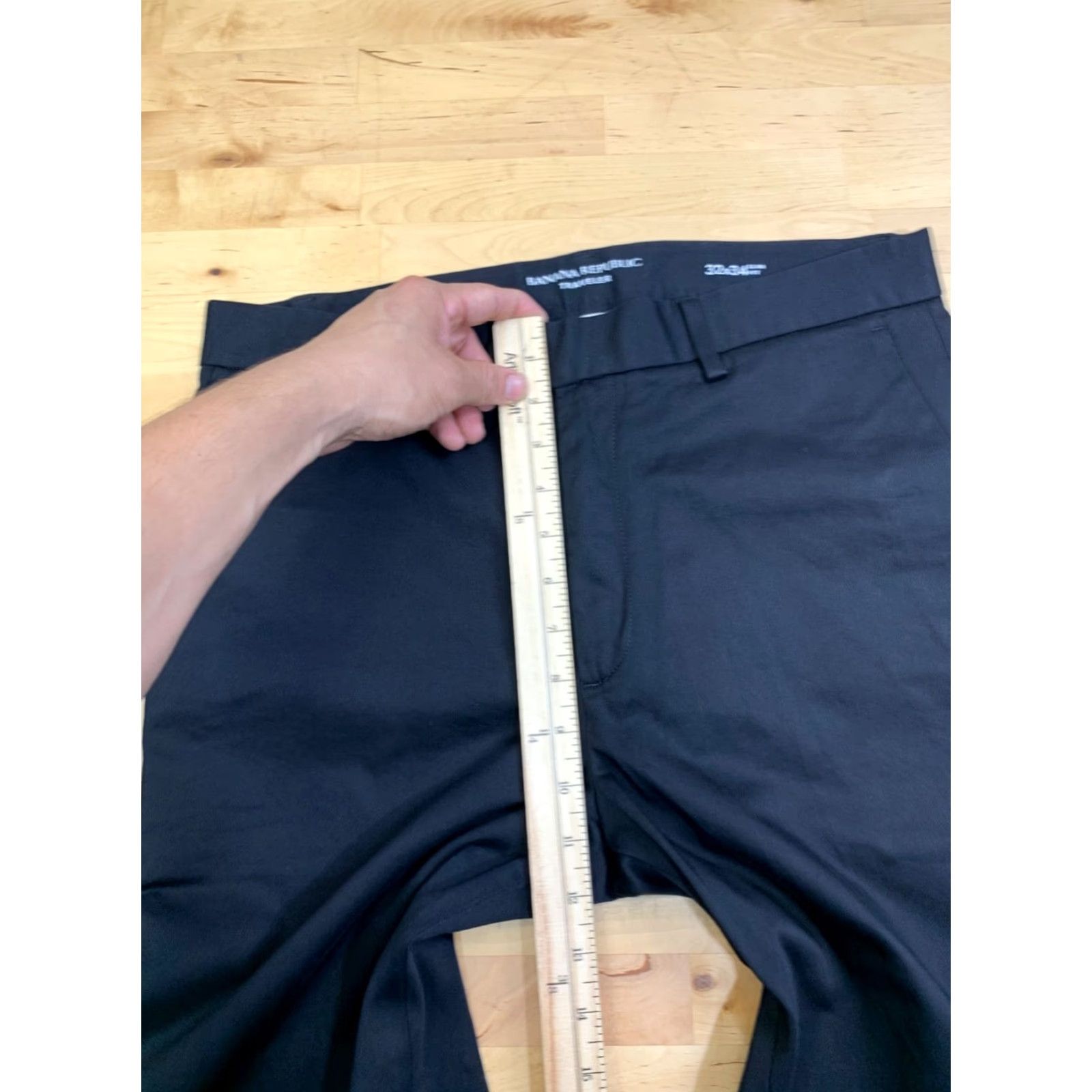 Banana Republic Banana Republic Traveler Pants Men 32x34 Black Slim Stretch Casual 13088 Size US 32 / EU 48 - 7 Thumbnail