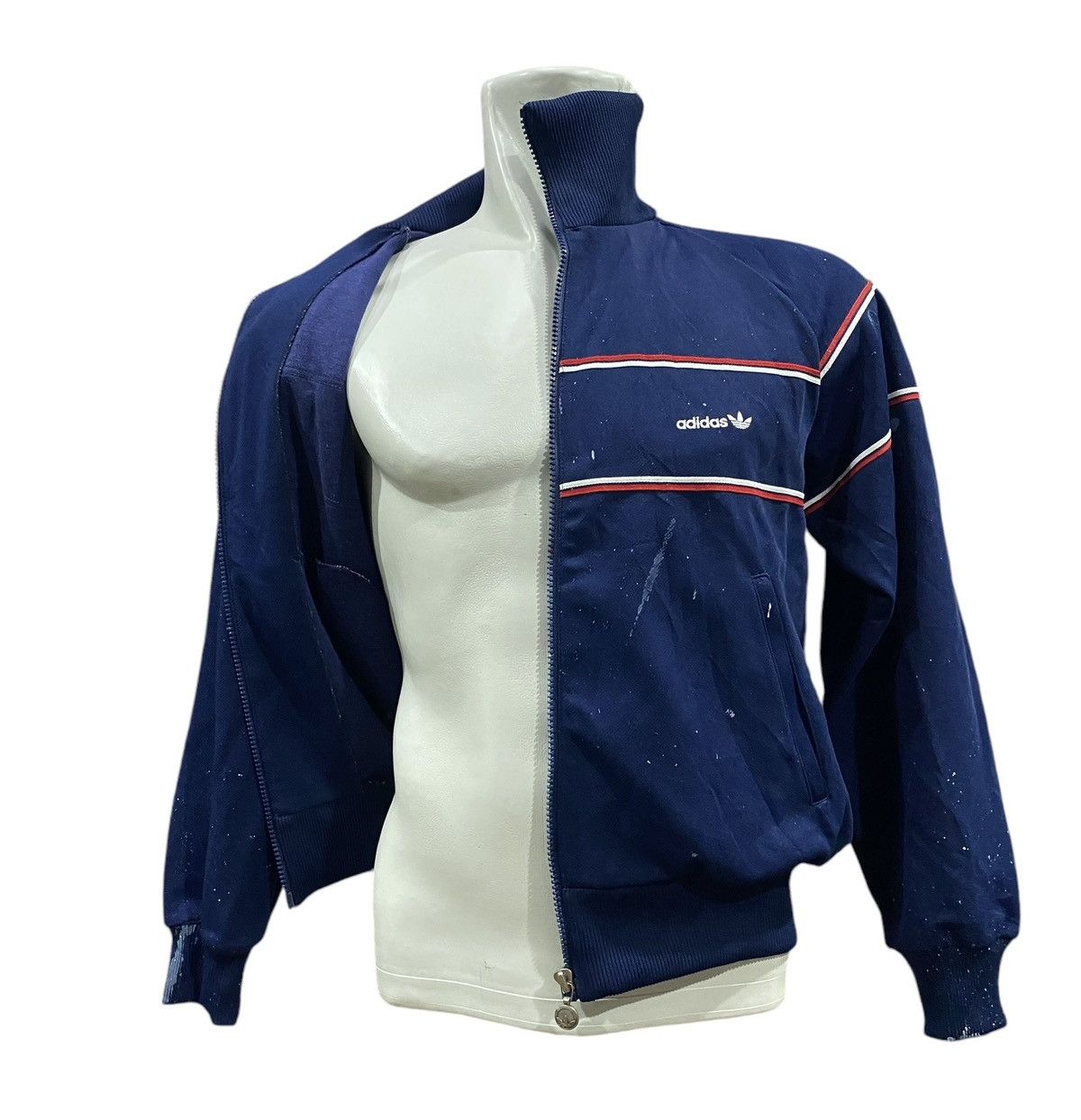 Adidas Vintage ADIDAS DESCENTE Tracktop Paint Splatter Art Size US M / EU 48-50 / 2 - 7 Thumbnail