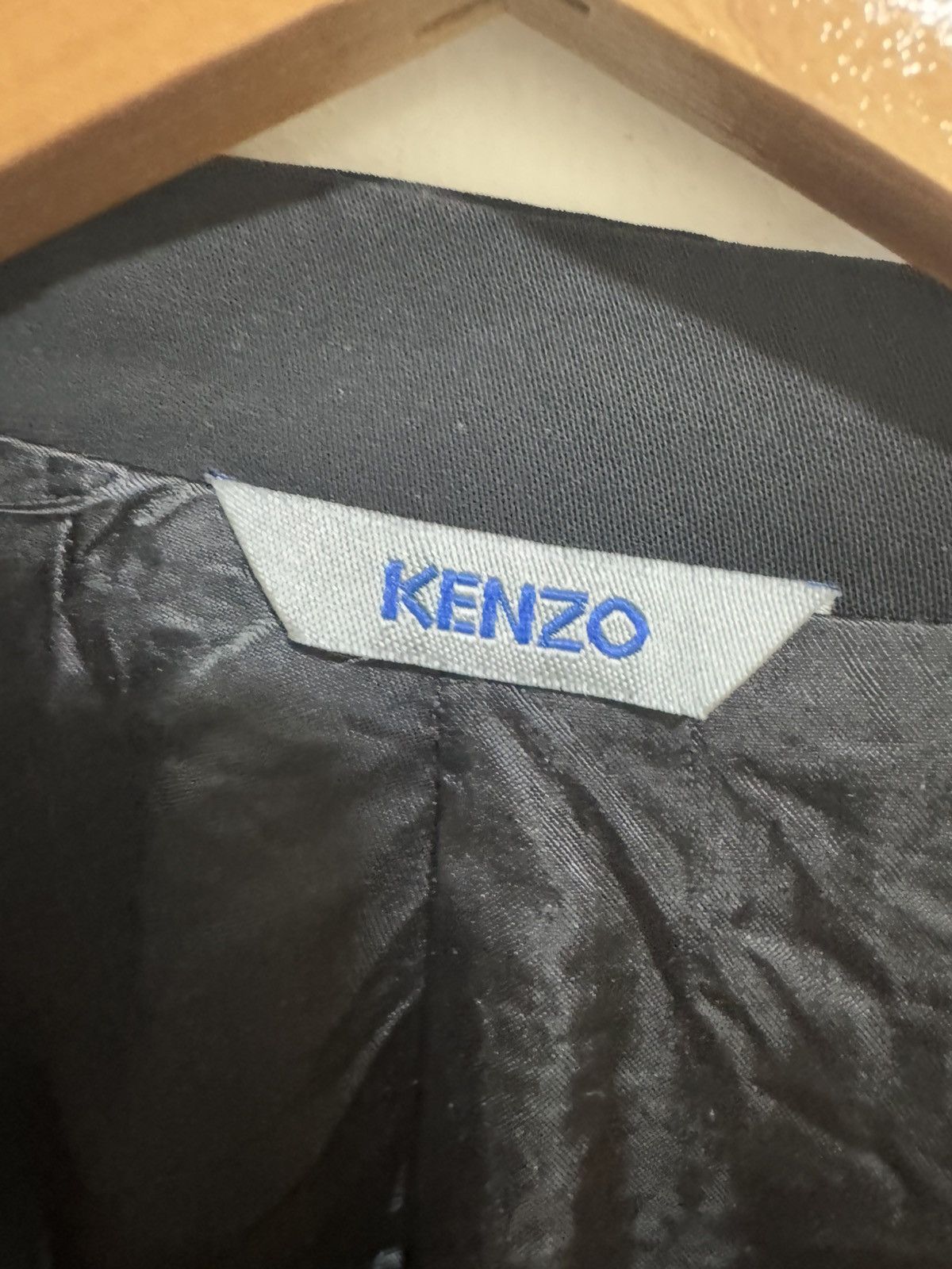 Kenzo × Vintage KENZO HOMME RAYON COAT Size US L / EU 52-54 / 3 - 6 Thumbnail