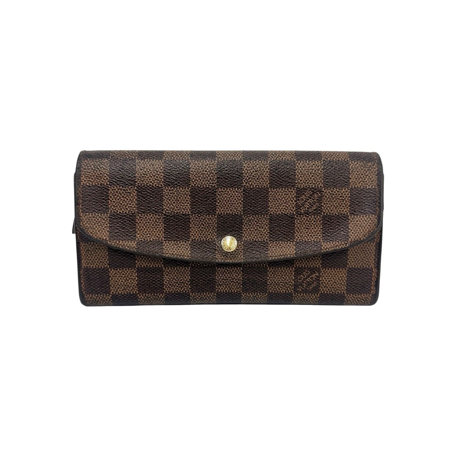 Louis Vuitton Louis Vuitton Damier Ebene Emilie Long Wallet Authentic LV Size ONE SIZE - 1 Thumbnail