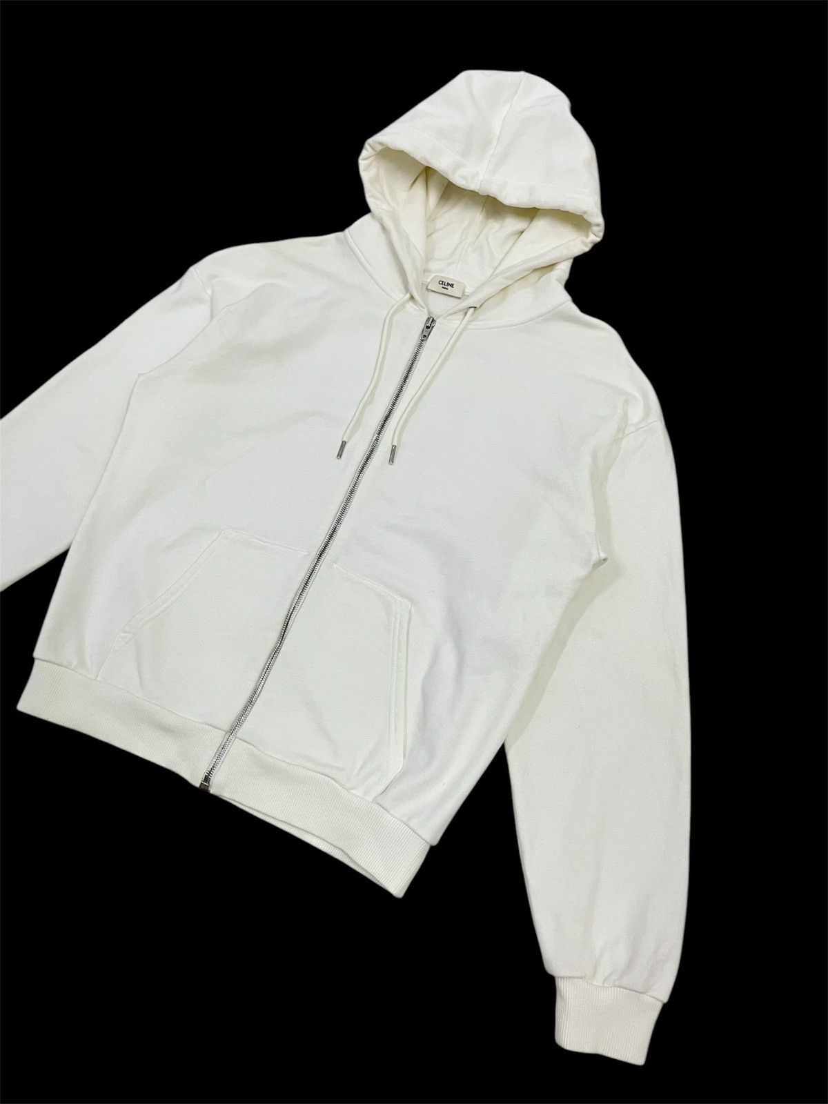 Celine Celine Zip Up Logo Hoodie Size US S / EU 44-46 / 1 - 3 Thumbnail