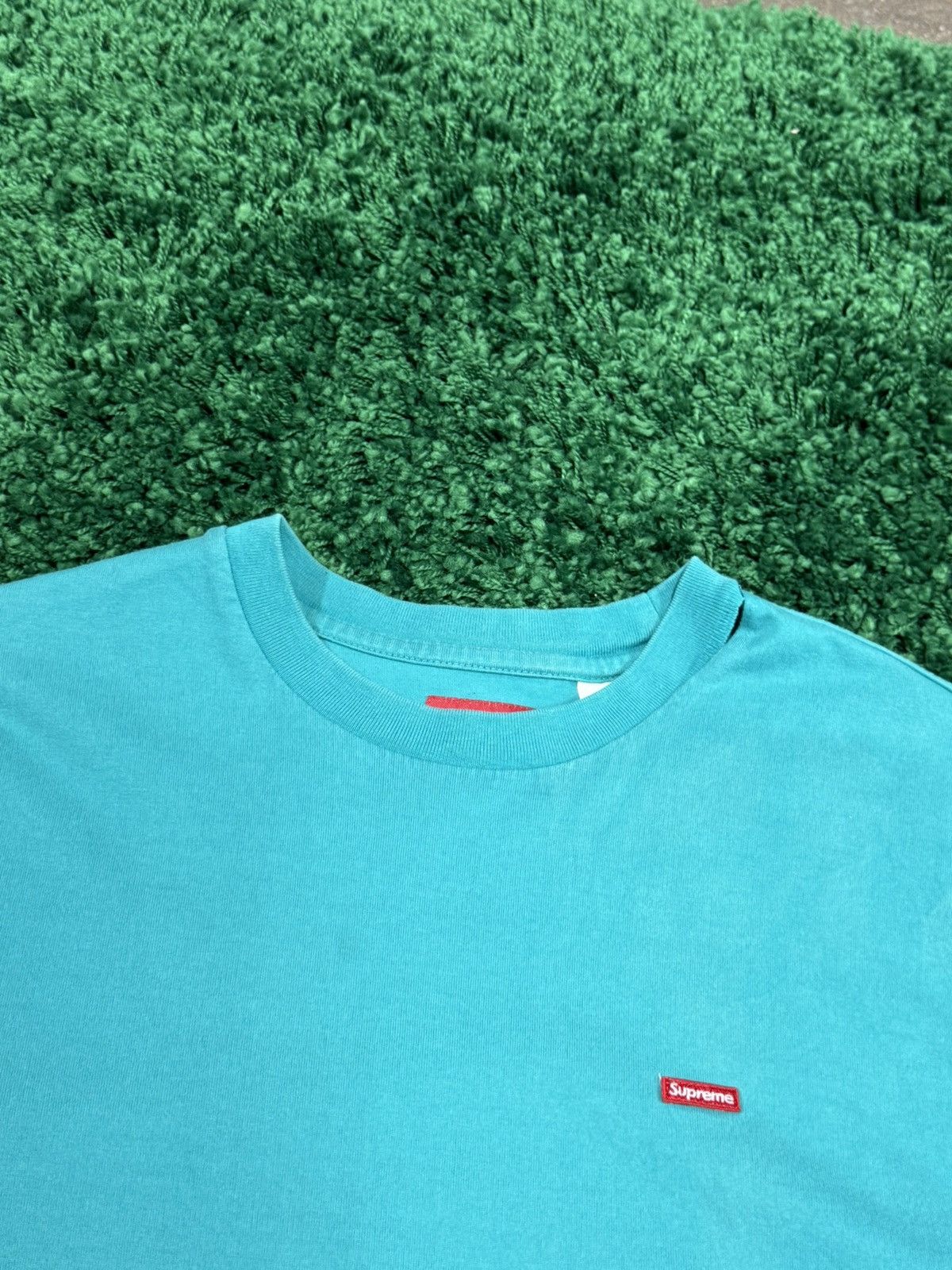 Supreme Supreme Small Box Tee FW22 Teal Medium Mini Cut Sewn Size US M / EU 48-50 / 2 - 3 Thumbnail