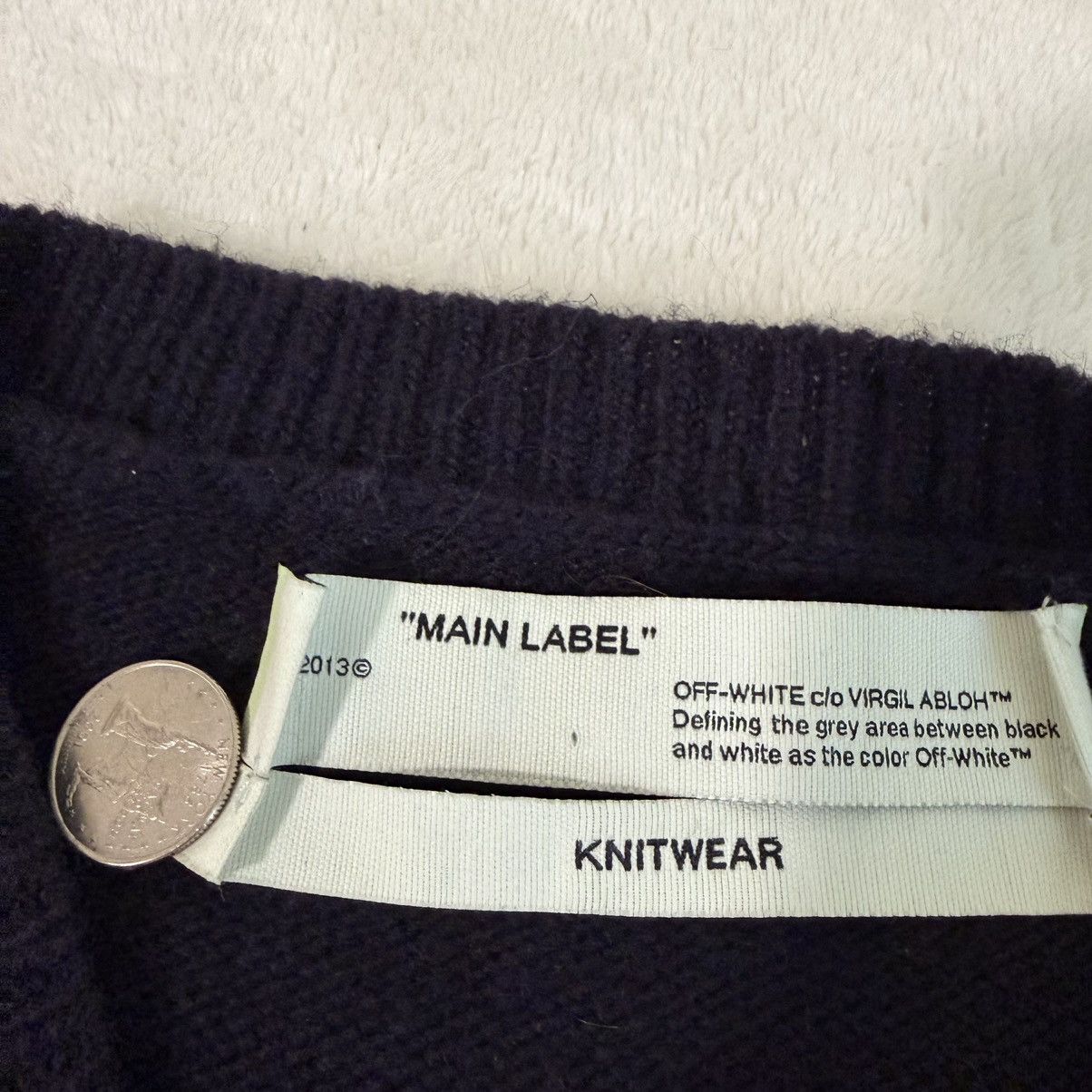 Off-White SS19 Virgil Abloh Off-White Industrial Y013 Sweater Size US M / EU 48-50 / 2 - 3 Thumbnail