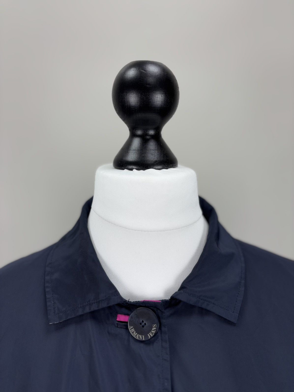 Armani × Vintage Womens reversible trench coat Armani Jeans Size 44 Size M / US 6-8 / IT 42-44 - 19 Thumbnail