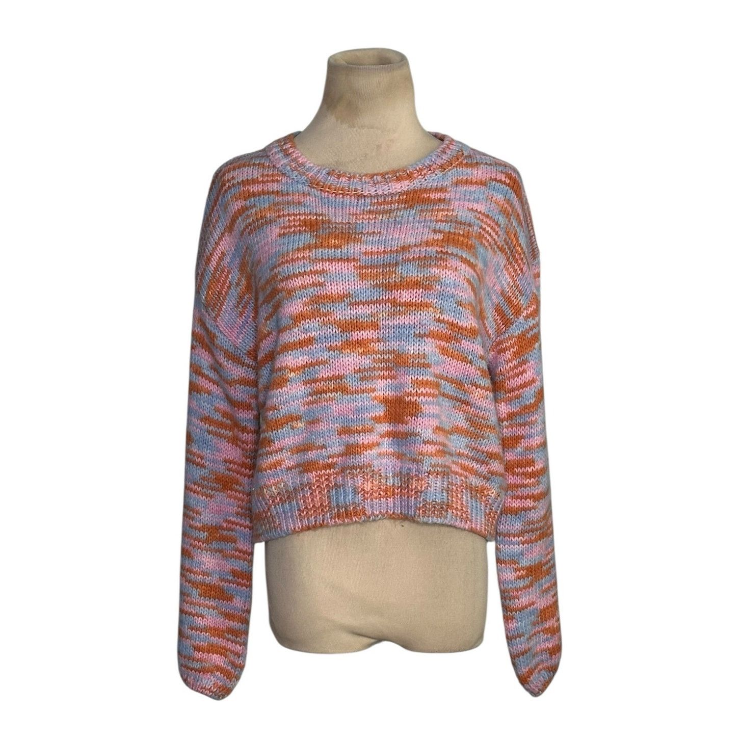 Shein Shein pink blue orange stripes sweater size Small Size XS / US 0-2 / IT 36-38 - 1 Thumbnail