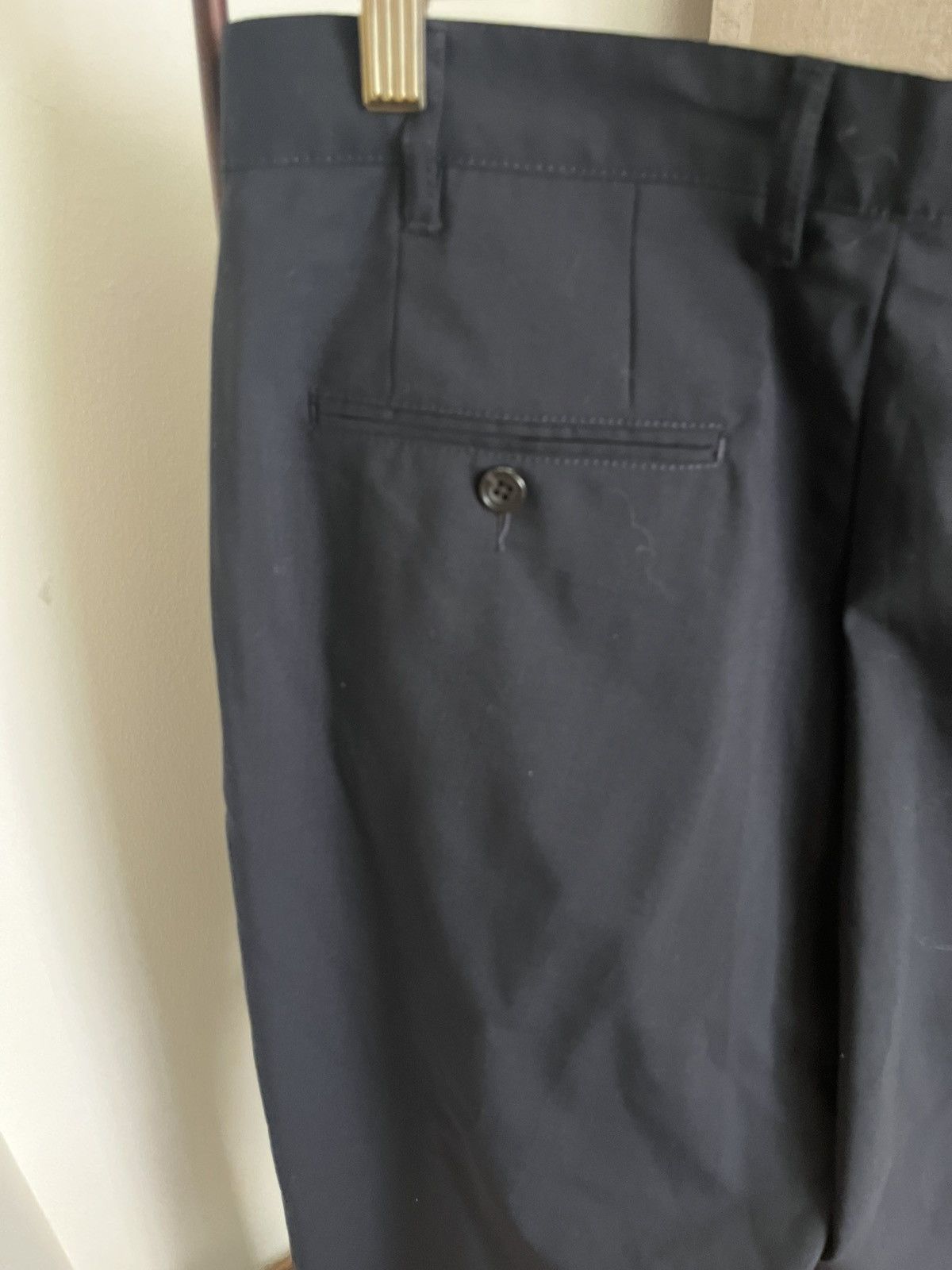 Beams Plus Beams Plus Cropped Double Pleat Chino Pant in Navy Size US 31 - 5 Thumbnail